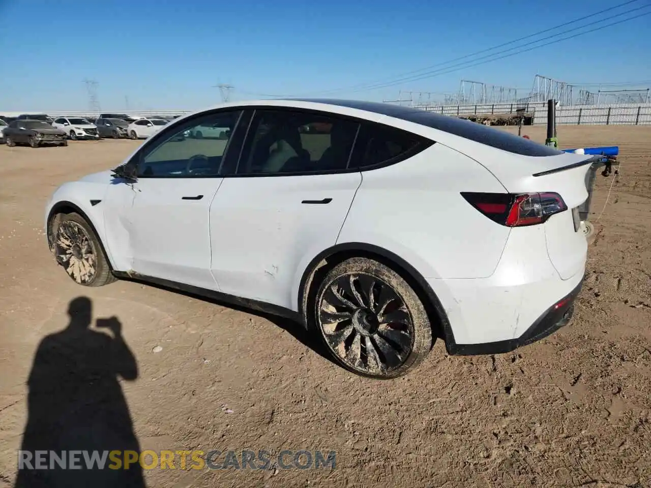 2 Photograph of a damaged car 7SAYGDEF7PF776756 TESLA MODEL Y 2023