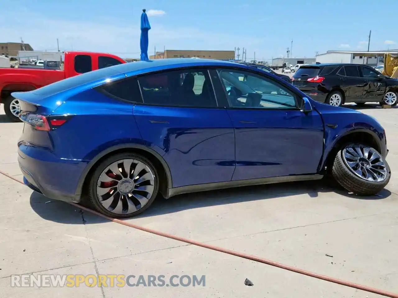 3 Photograph of a damaged car 7SAYGDEF7PF778345 TESLA MODEL Y 2023