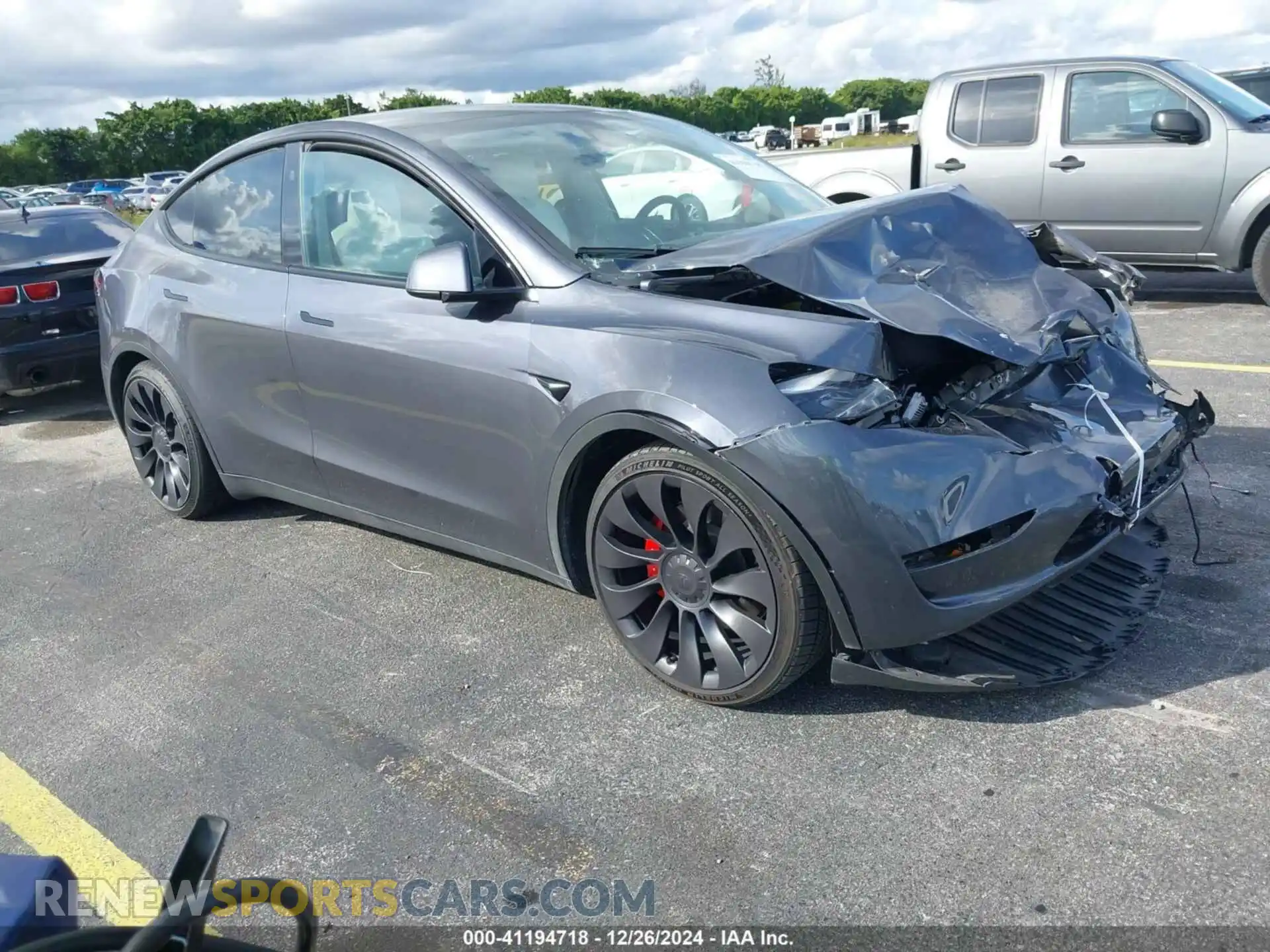 1 Photograph of a damaged car 7SAYGDEF7PF806869 TESLA MODEL Y 2023