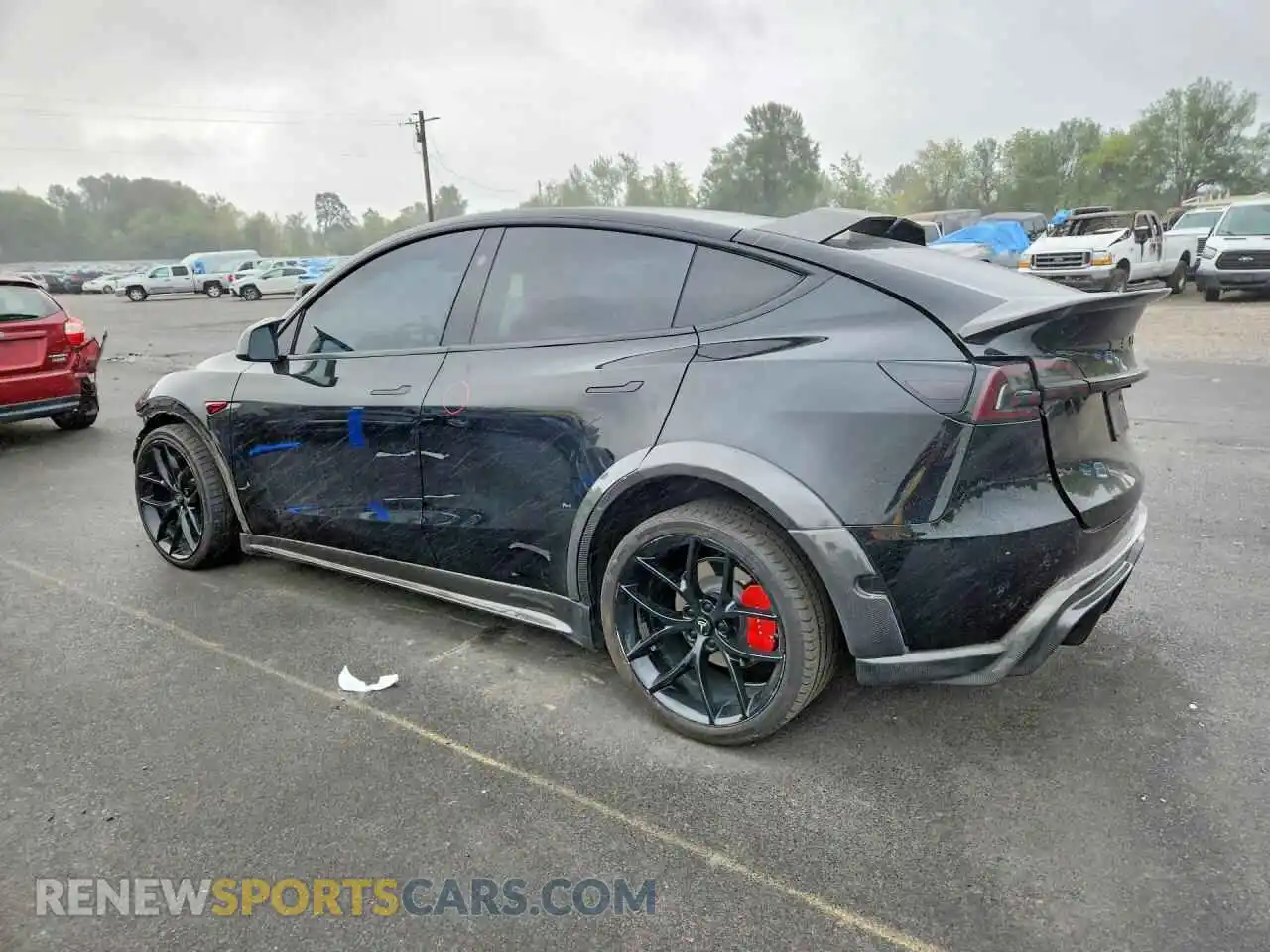 2 Photograph of a damaged car 7SAYGDEF7PF813708 TESLA MODEL Y 2023