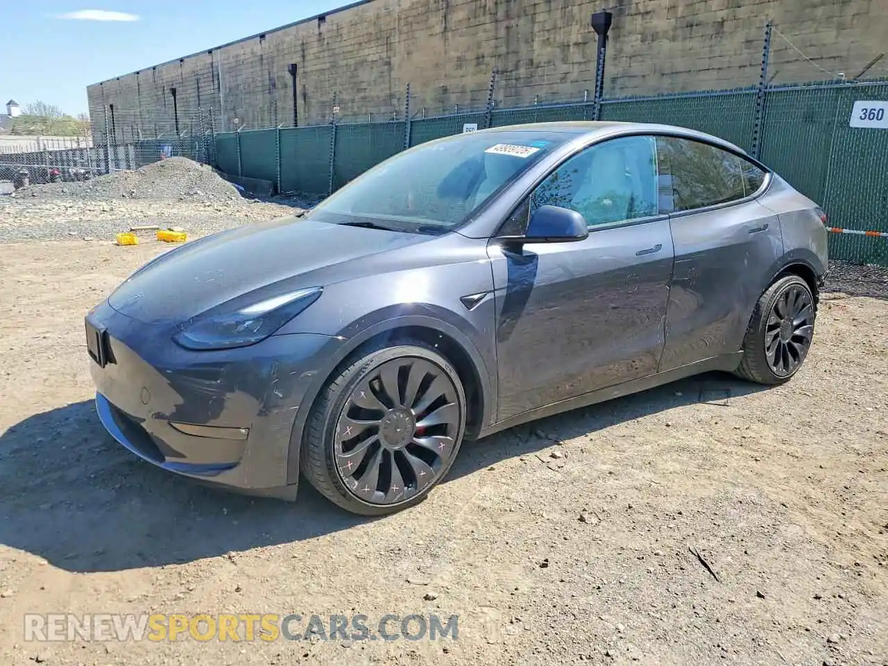 1 Photograph of a damaged car 7SAYGDEF7PF816625 TESLA MODEL Y 2023