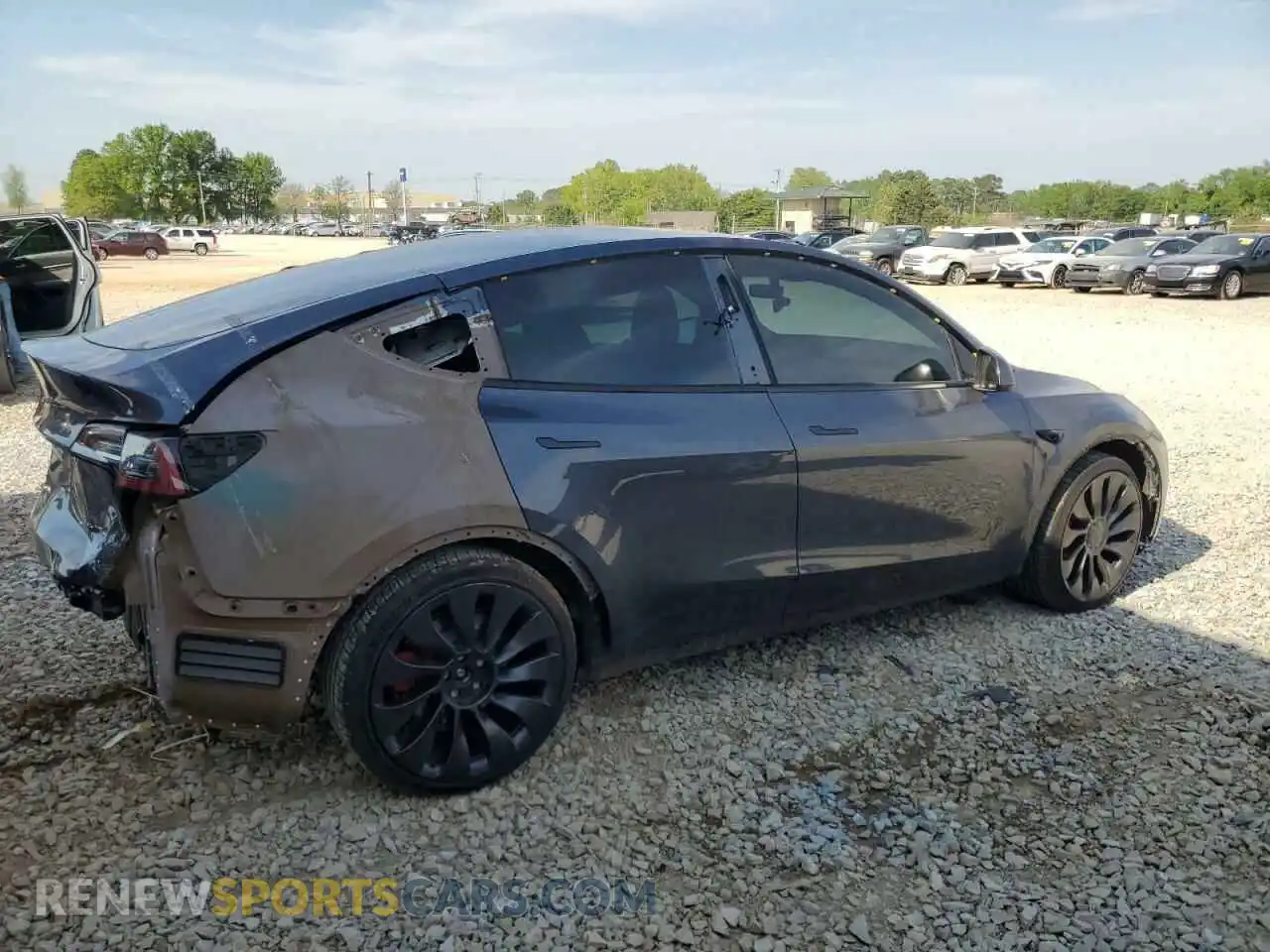 3 Photograph of a damaged car 7SAYGDEF7PF845560 TESLA MODEL Y 2023