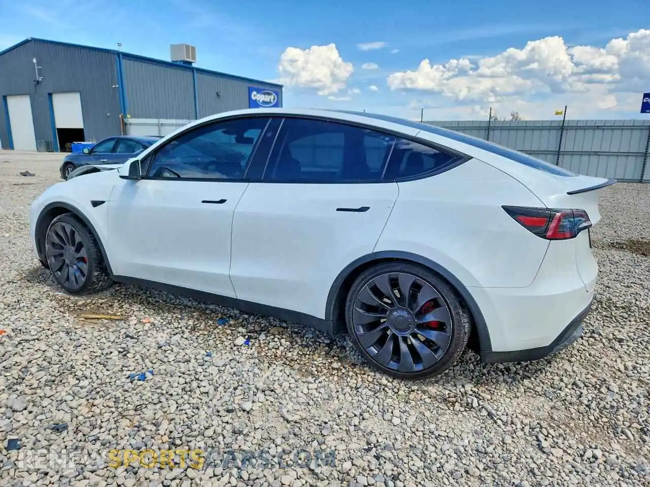 2 Photograph of a damaged car 7SAYGDEF7PF848586 TESLA MODEL Y 2023