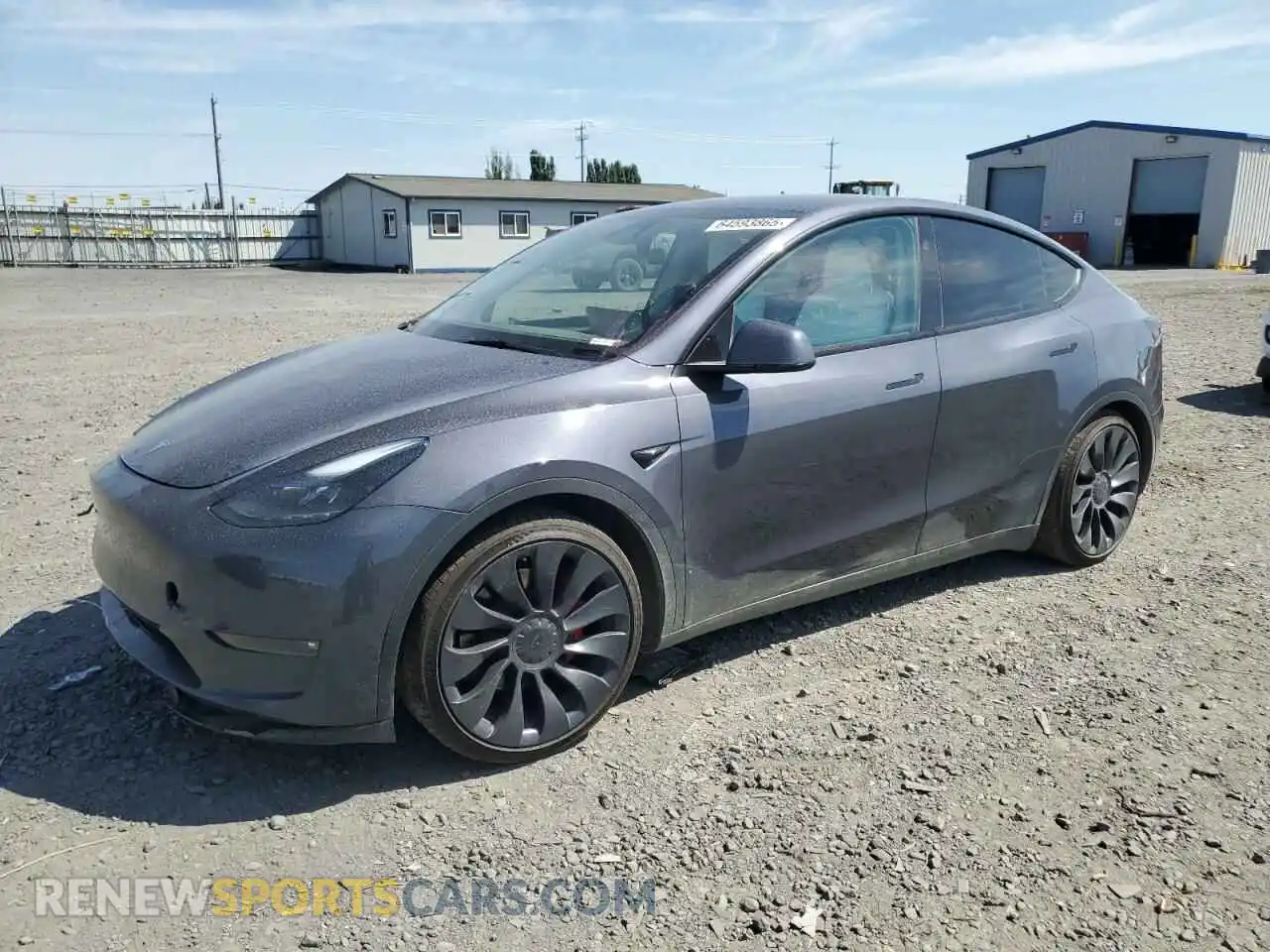 1 Photograph of a damaged car 7SAYGDEF7PF897626 TESLA MODEL Y 2023