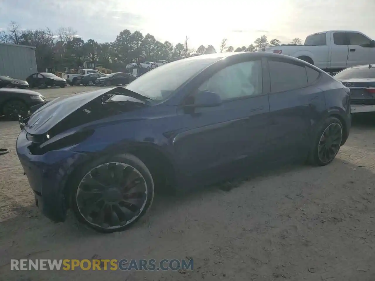 1 Photograph of a damaged car 7SAYGDEF7PF898453 TESLA MODEL Y 2023