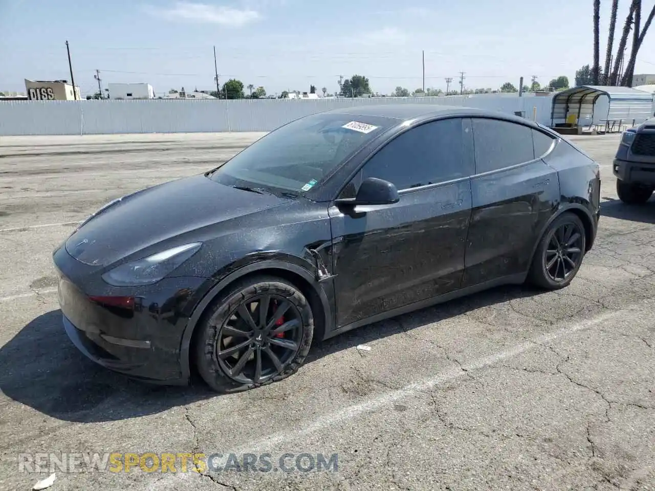 1 Photograph of a damaged car 7SAYGDEF8PF596640 TESLA MODEL Y 2023