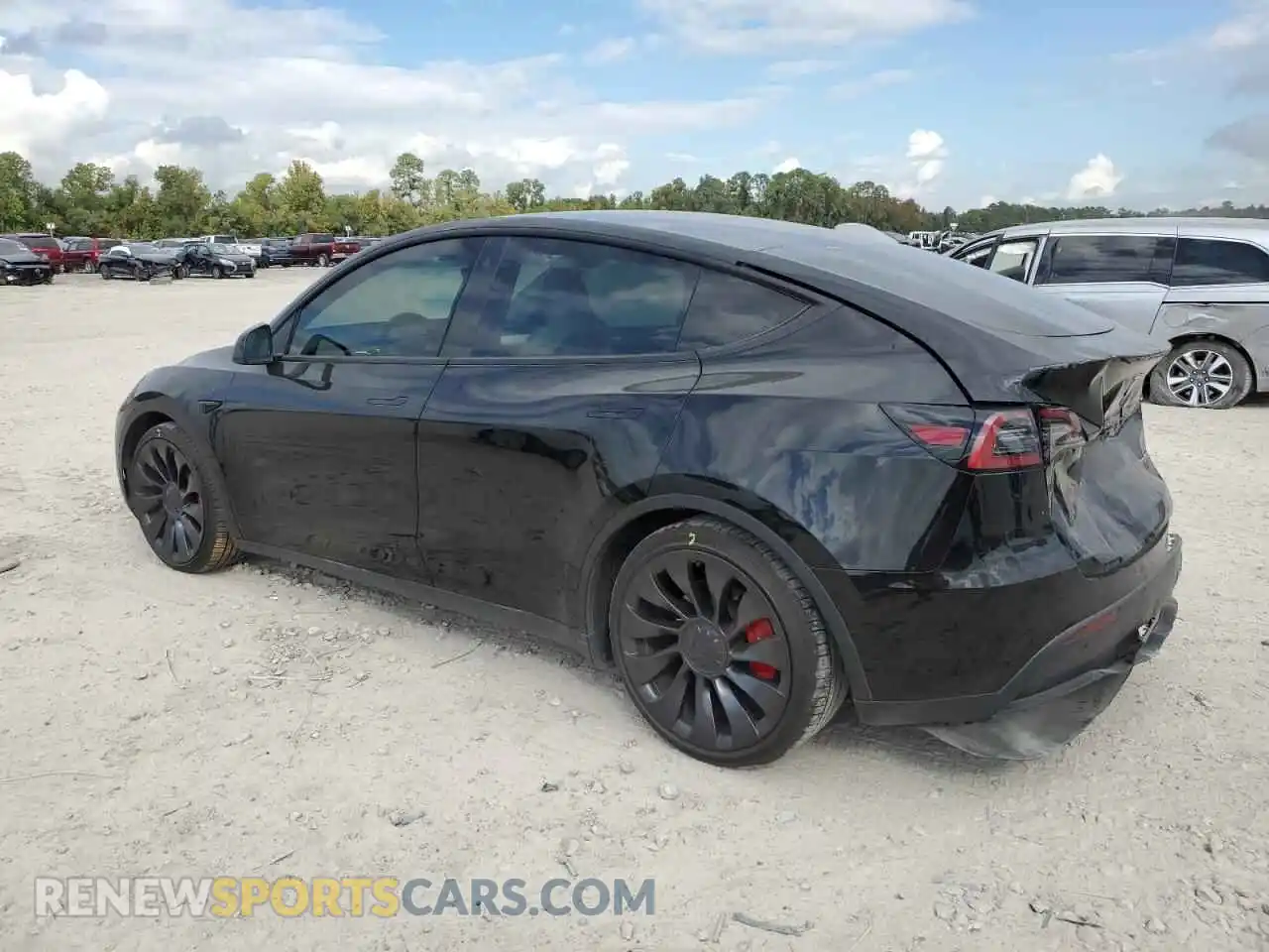 2 Photograph of a damaged car 7SAYGDEF8PF605241 TESLA MODEL Y 2023