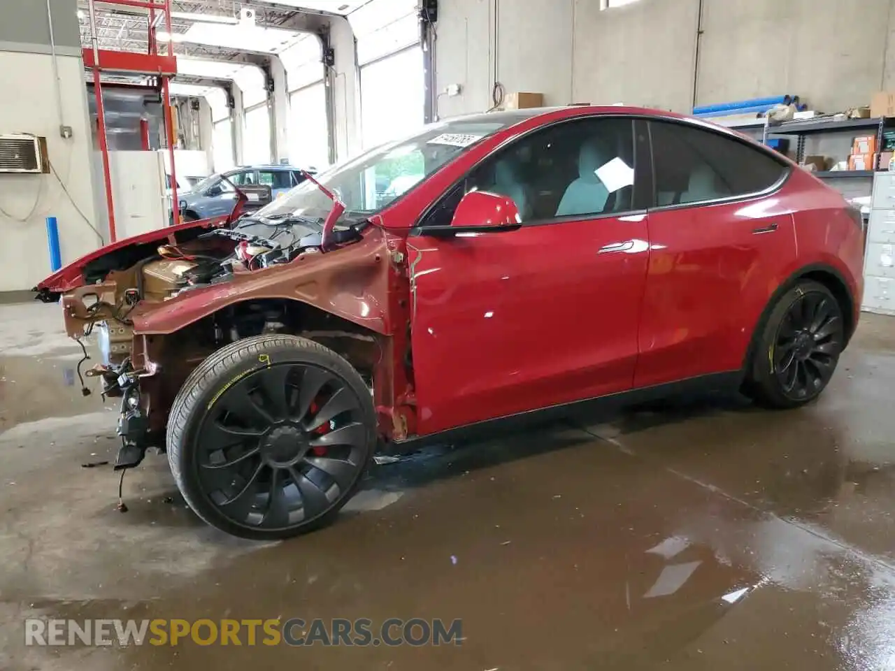 1 Photograph of a damaged car 7SAYGDEF8PF635453 TESLA MODEL Y 2023