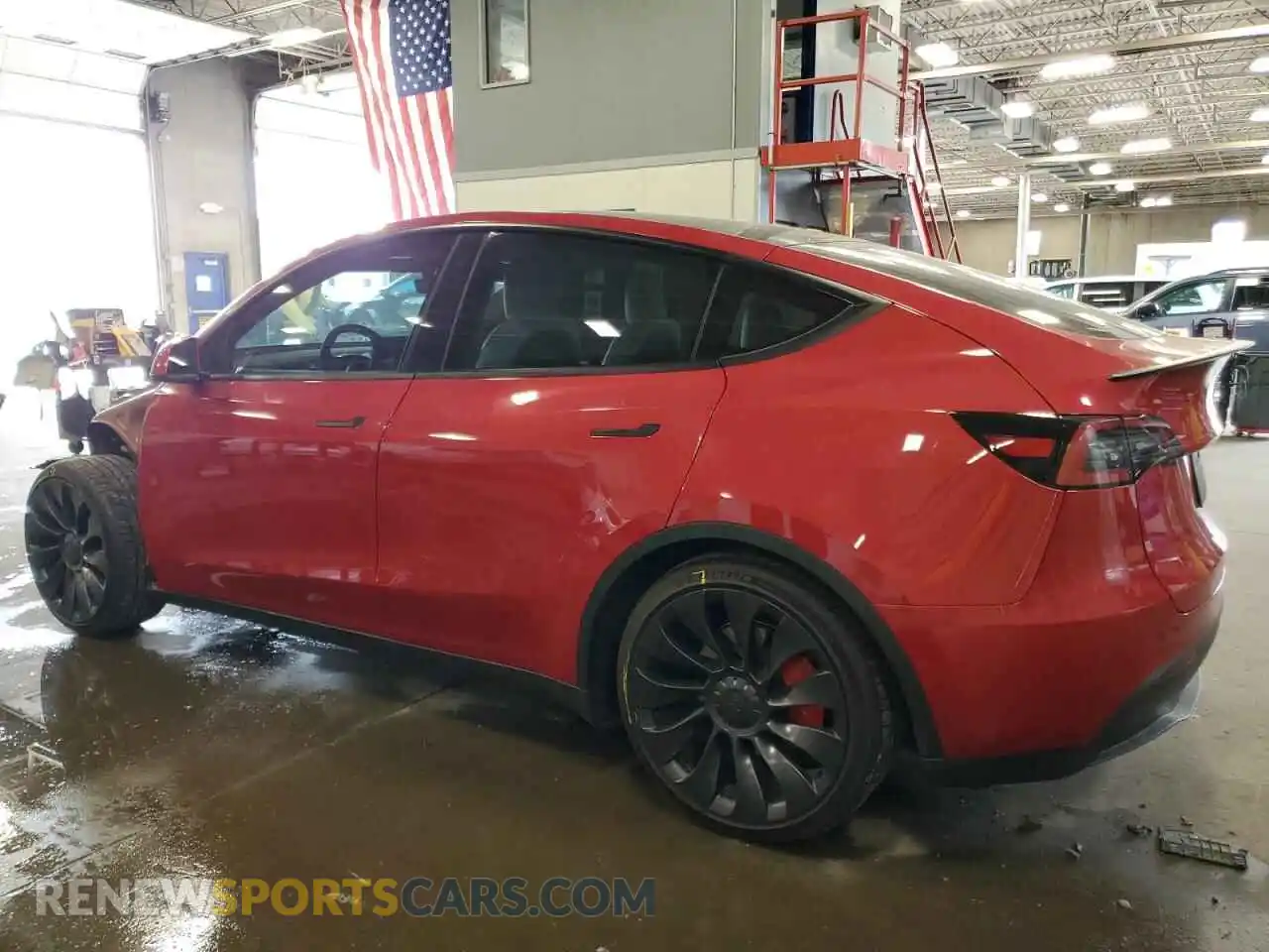 2 Photograph of a damaged car 7SAYGDEF8PF635453 TESLA MODEL Y 2023