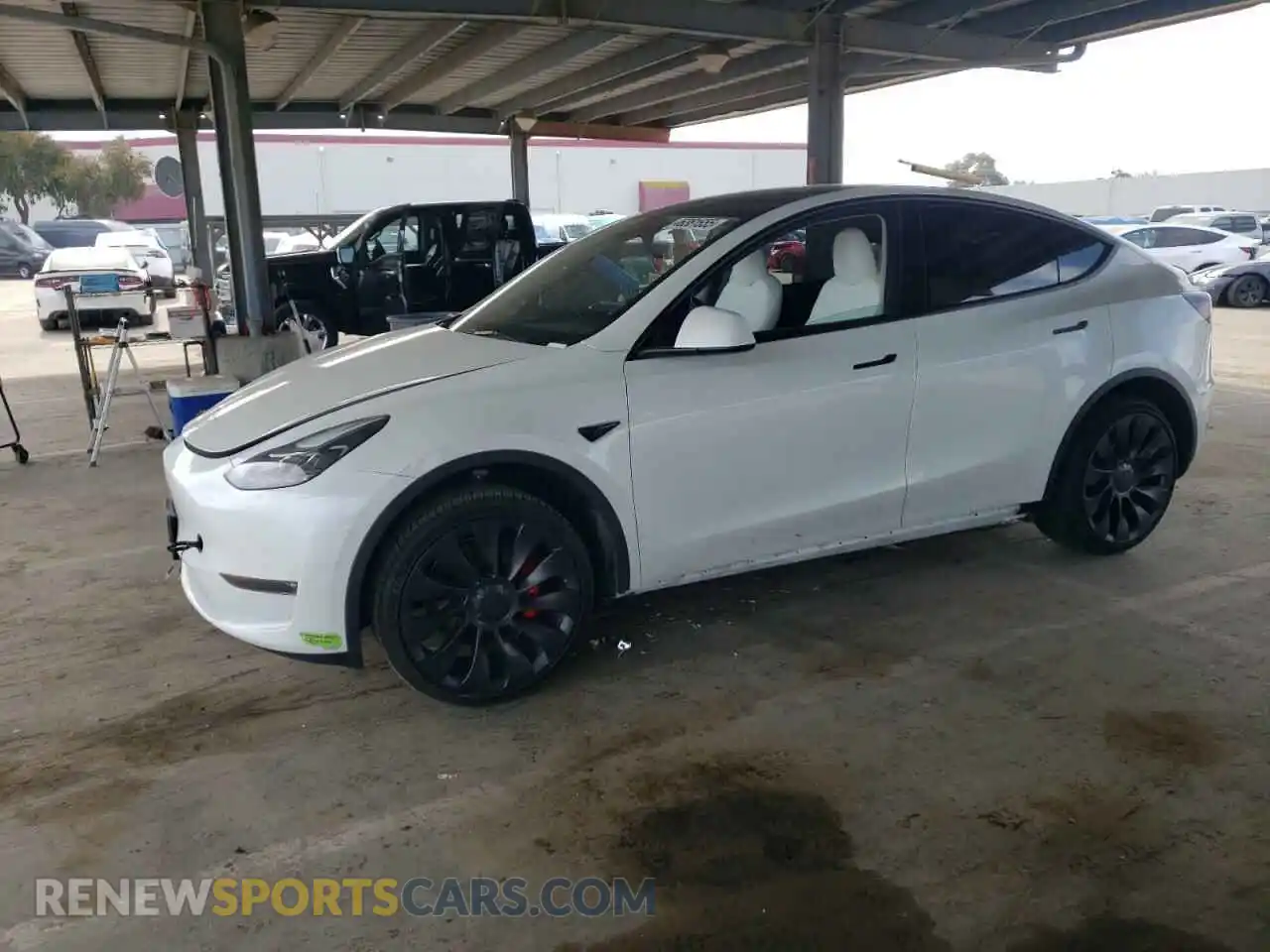 1 Photograph of a damaged car 7SAYGDEF8PF739716 TESLA MODEL Y 2023