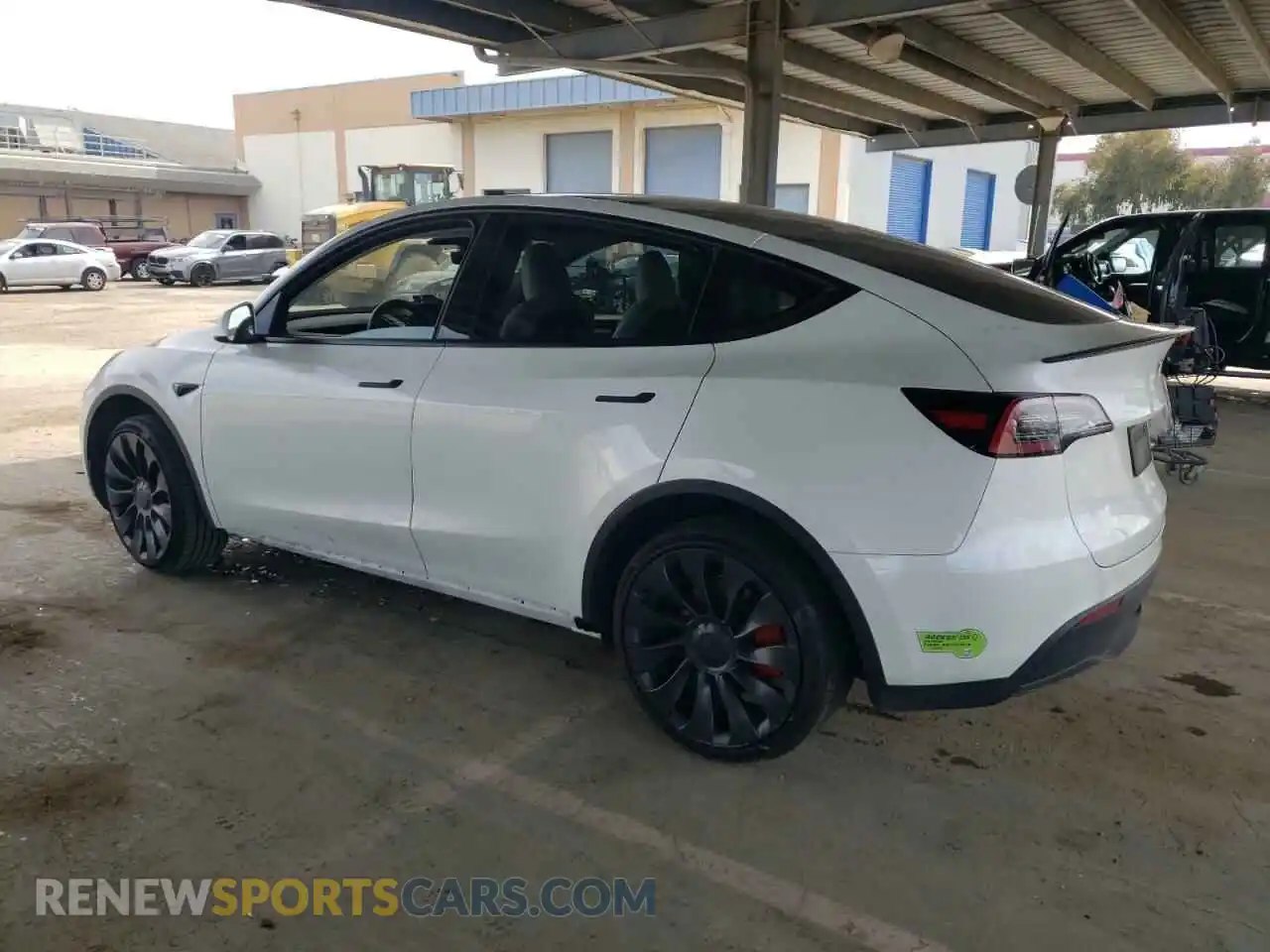 2 Photograph of a damaged car 7SAYGDEF8PF739716 TESLA MODEL Y 2023