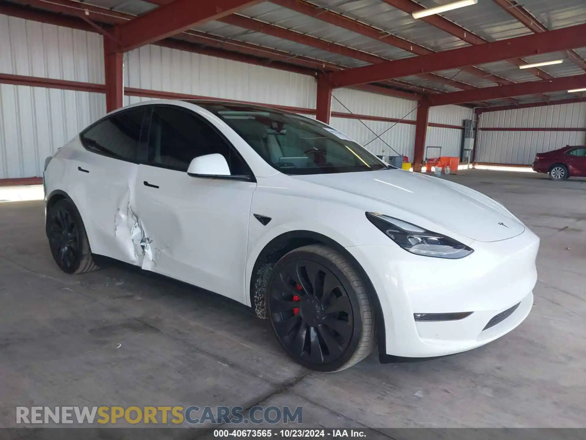 1 Photograph of a damaged car 7SAYGDEF8PF740641 TESLA MODEL Y 2023