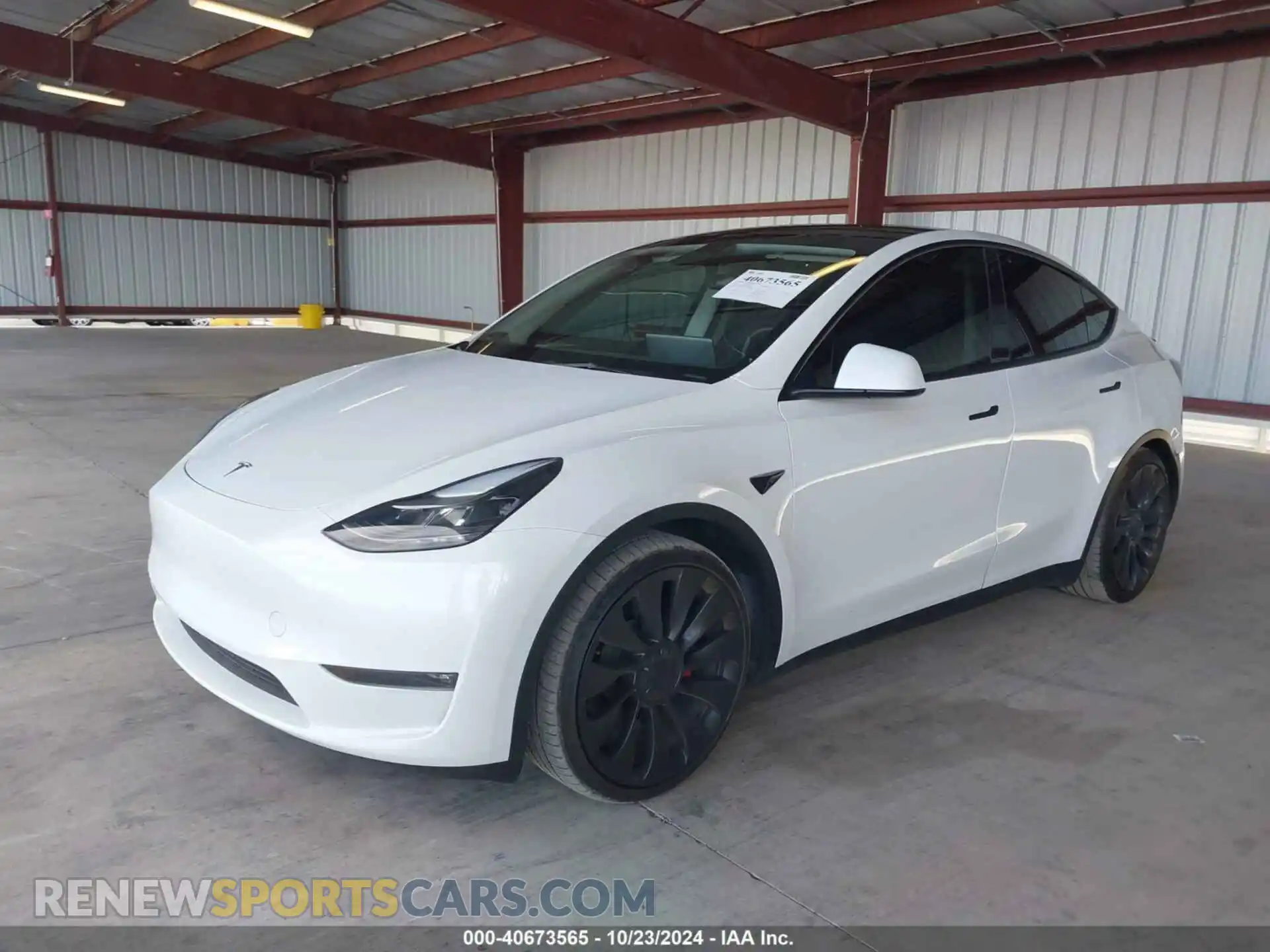 2 Photograph of a damaged car 7SAYGDEF8PF740641 TESLA MODEL Y 2023