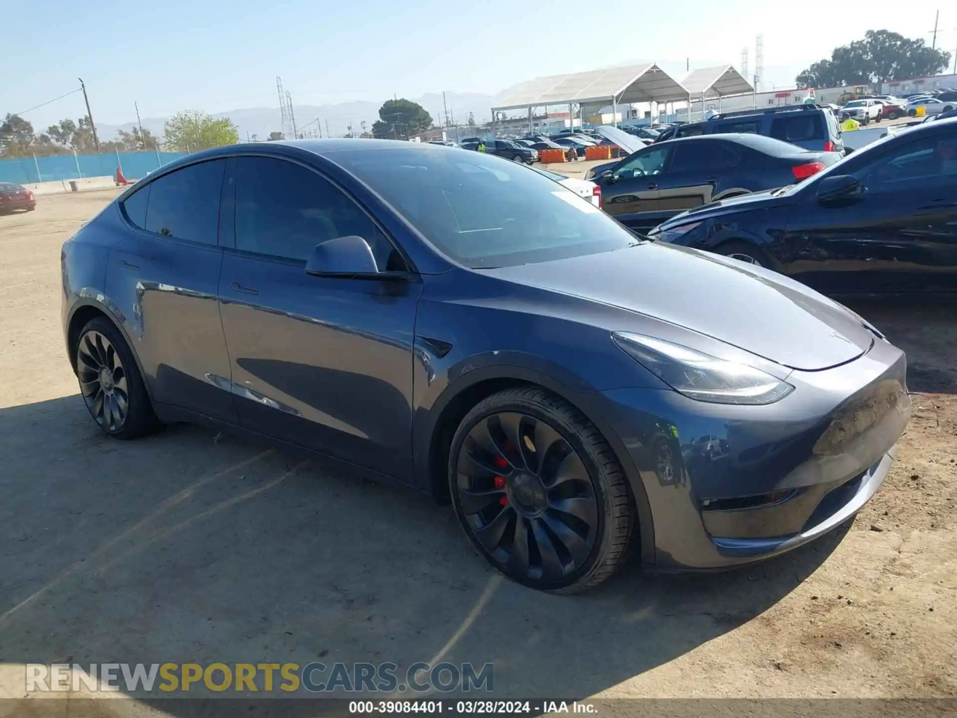 1 Photograph of a damaged car 7SAYGDEF8PF825429 TESLA MODEL Y 2023