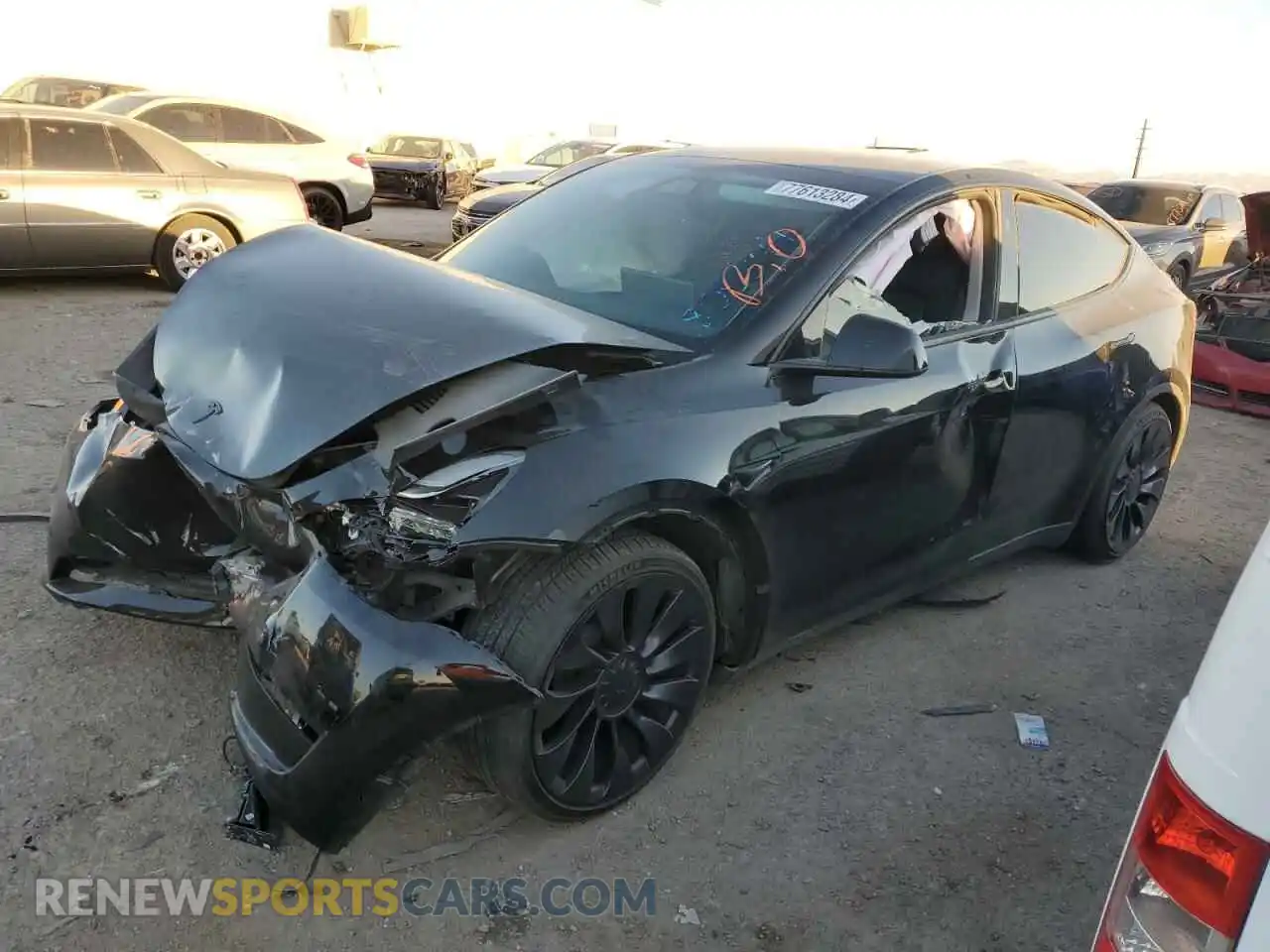 1 Photograph of a damaged car 7SAYGDEF8PF825544 TESLA MODEL Y 2023