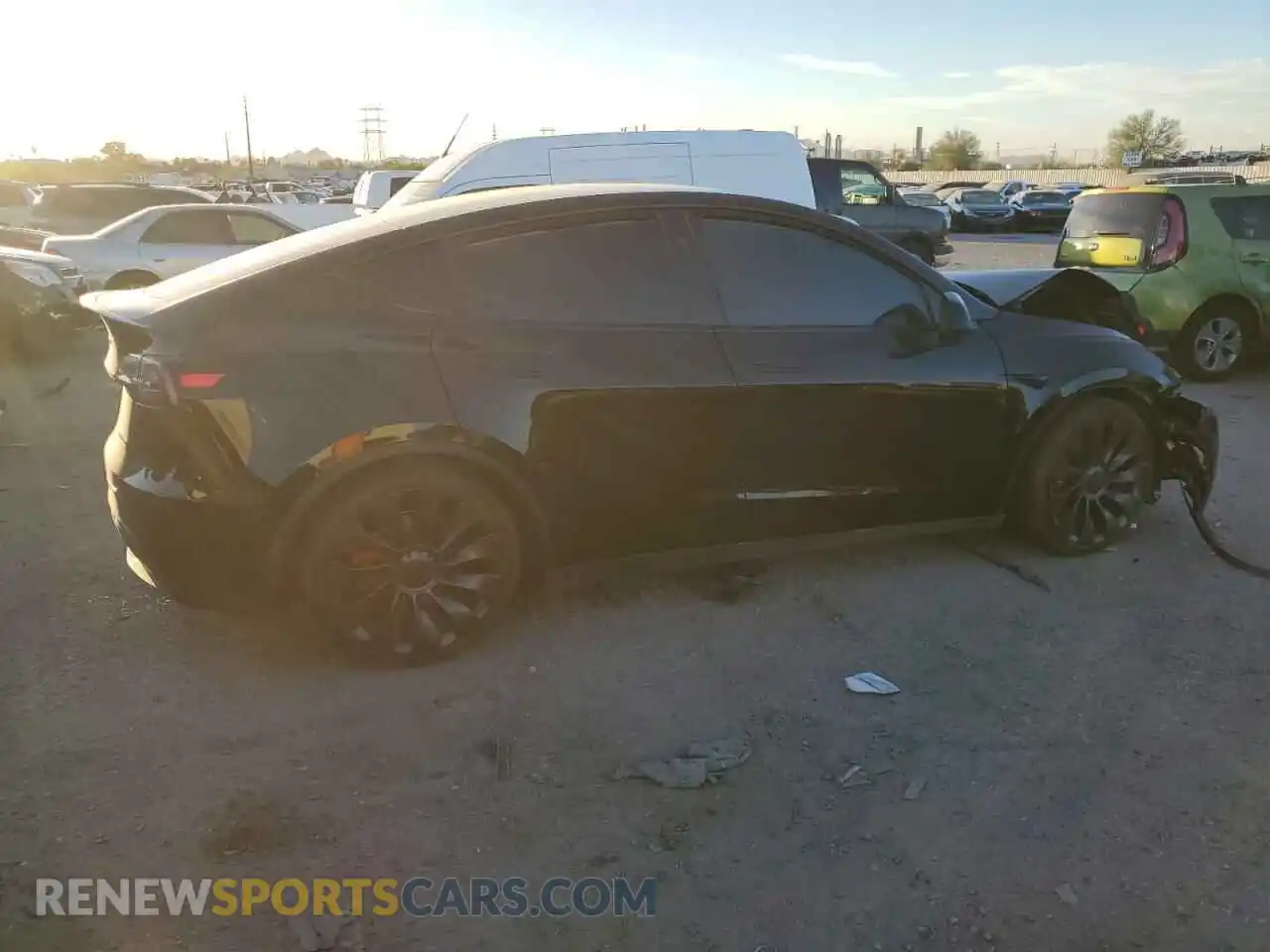 3 Photograph of a damaged car 7SAYGDEF8PF825544 TESLA MODEL Y 2023