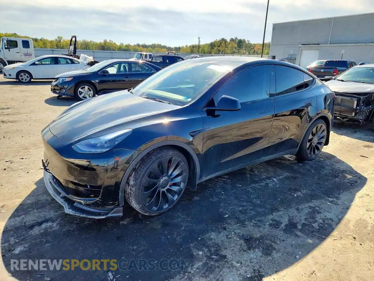 1 Photograph of a damaged car 7SAYGDEF8PF839170 TESLA MODEL Y 2023