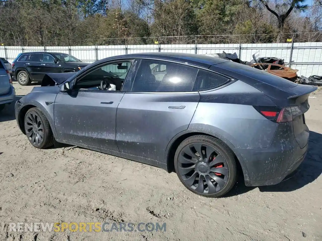 2 Photograph of a damaged car 7SAYGDEF8PF843333 TESLA MODEL Y 2023