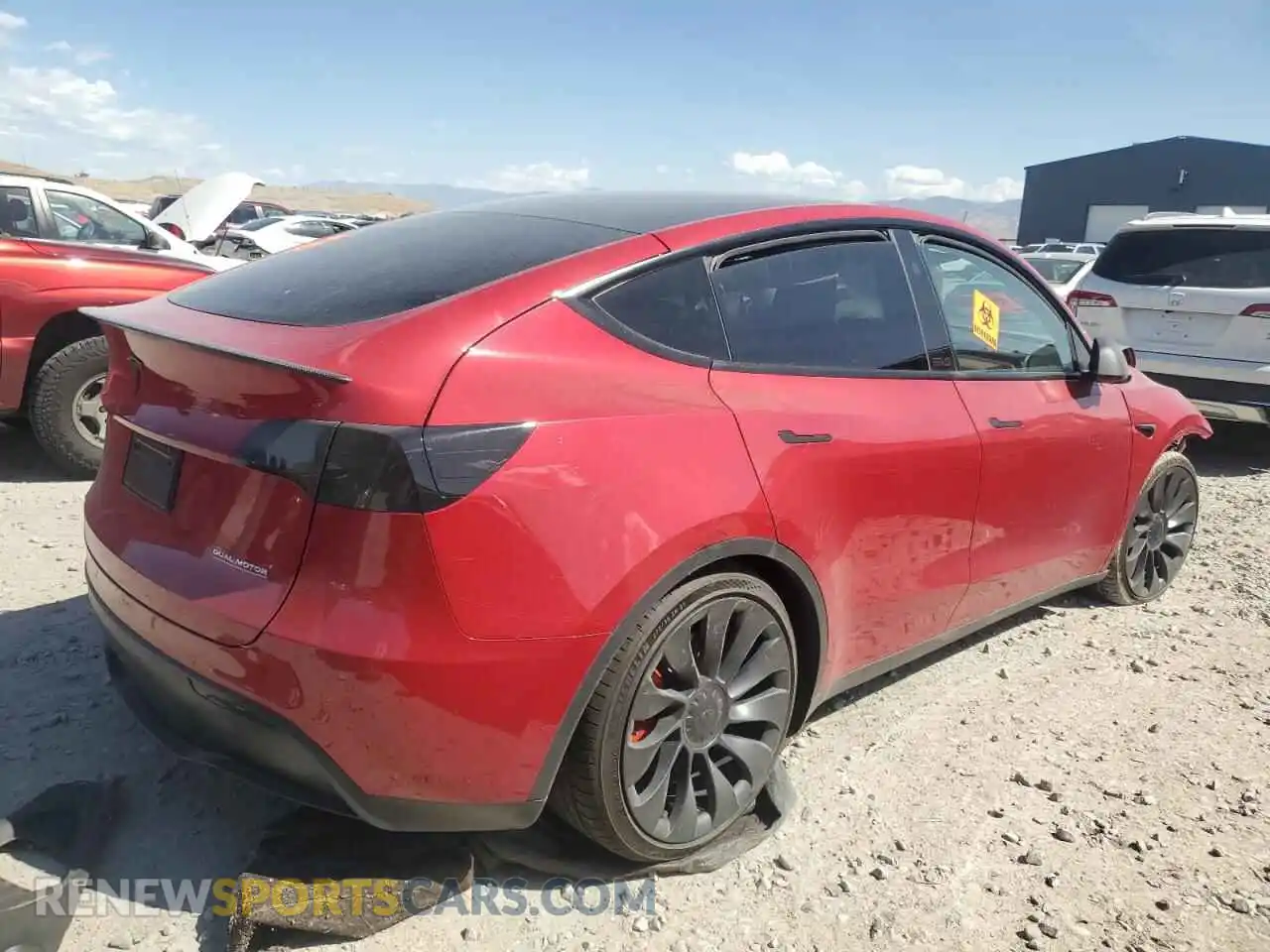 3 Photograph of a damaged car 7SAYGDEF8PF859712 TESLA MODEL Y 2023