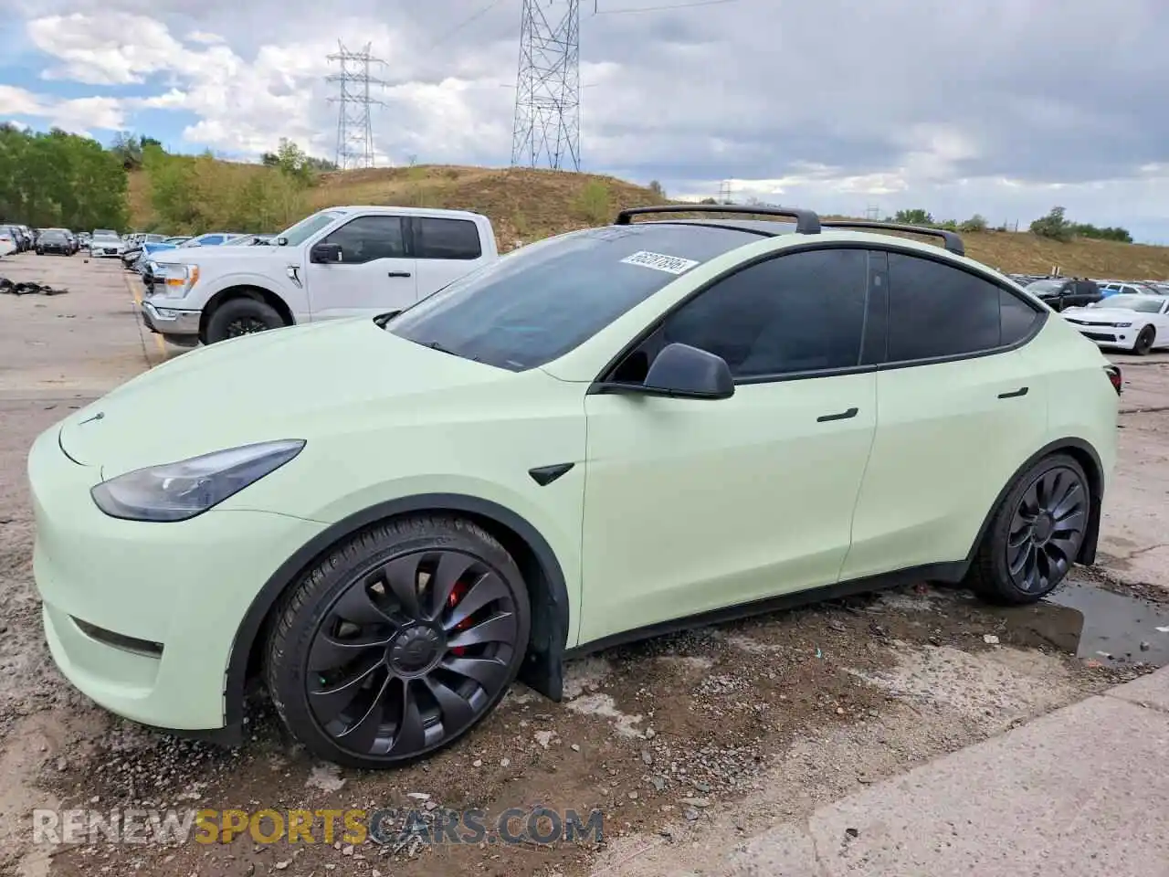 1 Photograph of a damaged car 7SAYGDEF8PF864716 TESLA MODEL Y 2023