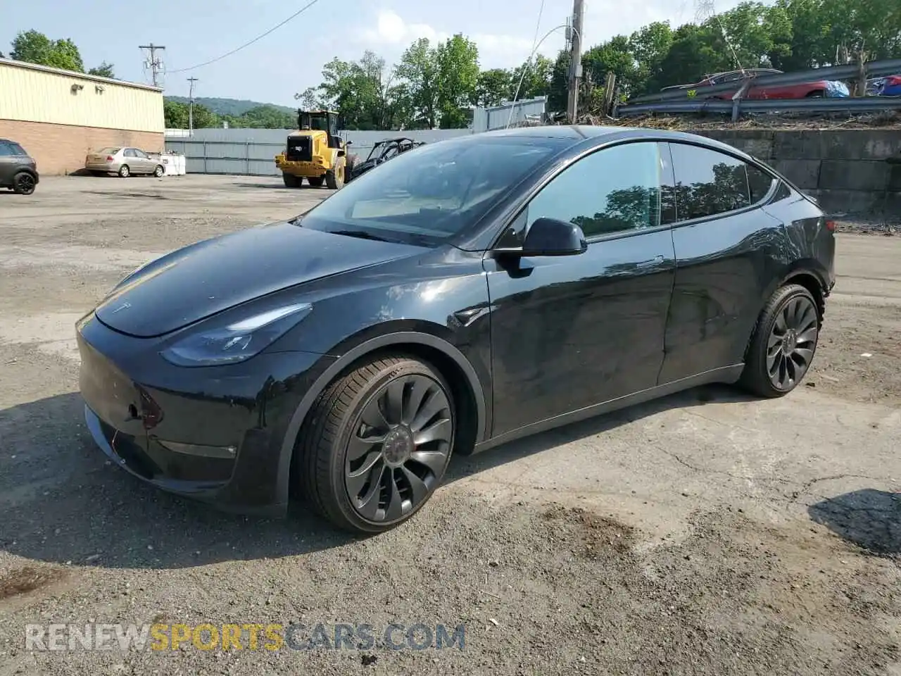 1 Photograph of a damaged car 7SAYGDEF8PF881855 TESLA MODEL Y 2023