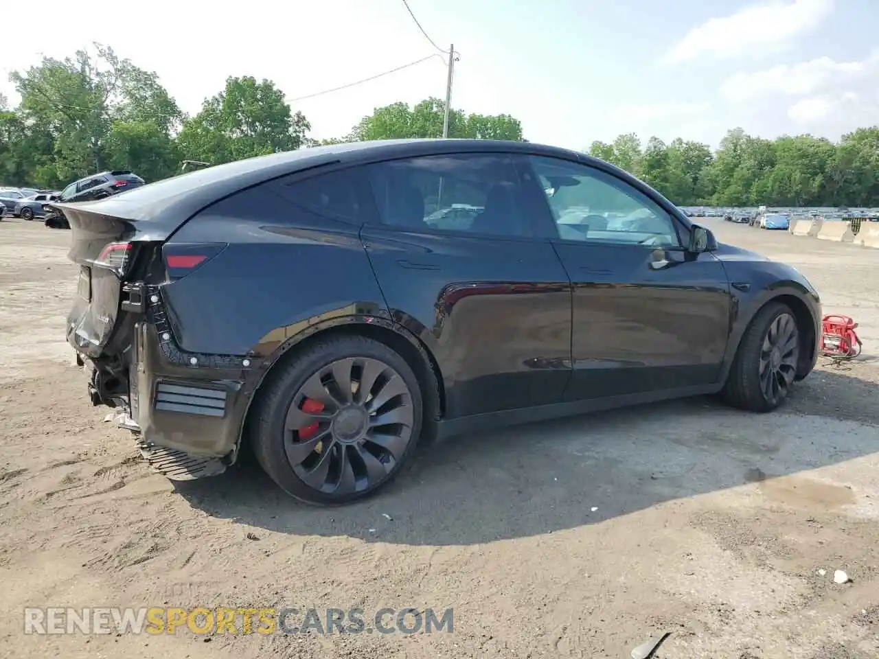 3 Photograph of a damaged car 7SAYGDEF8PF881855 TESLA MODEL Y 2023