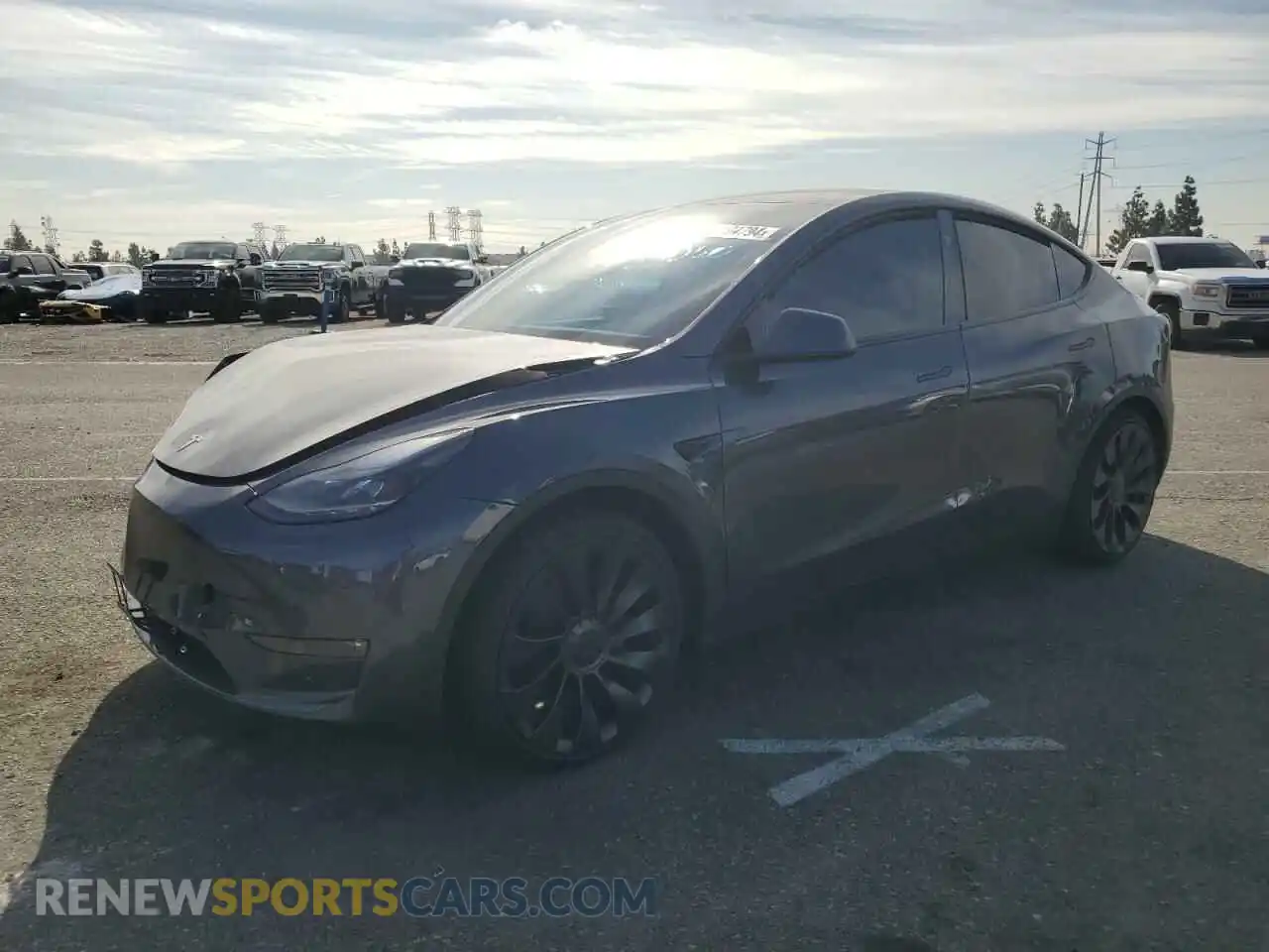 1 Photograph of a damaged car 7SAYGDEF8PF890152 TESLA MODEL Y 2023