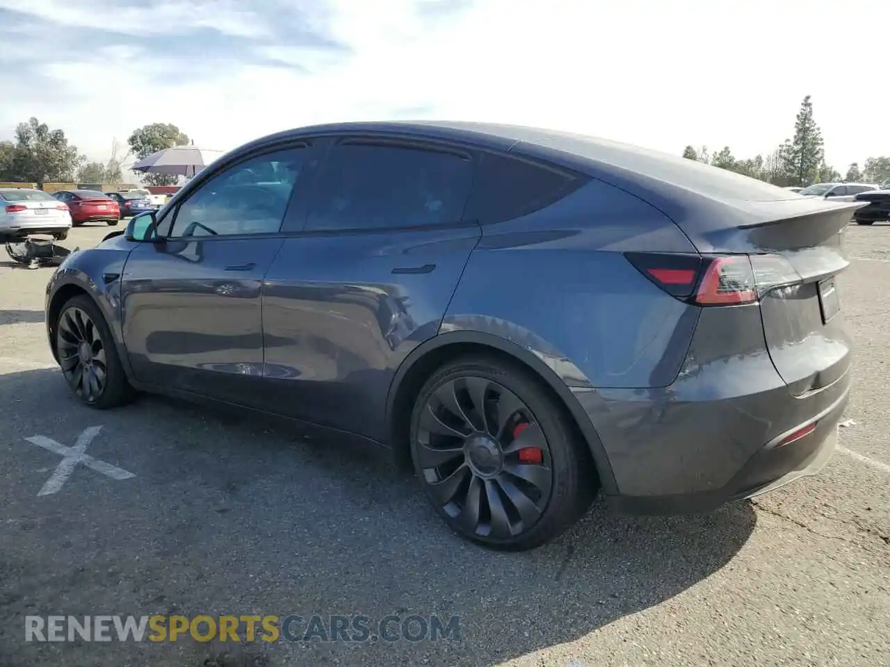 2 Photograph of a damaged car 7SAYGDEF8PF890152 TESLA MODEL Y 2023