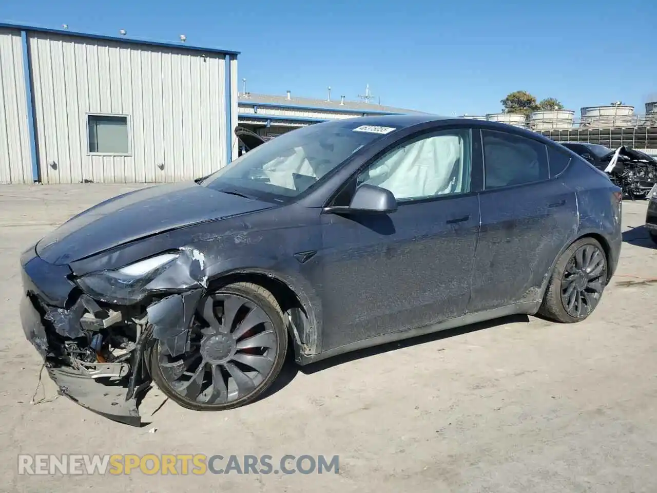 1 Photograph of a damaged car 7SAYGDEF8PF902588 TESLA MODEL Y 2023