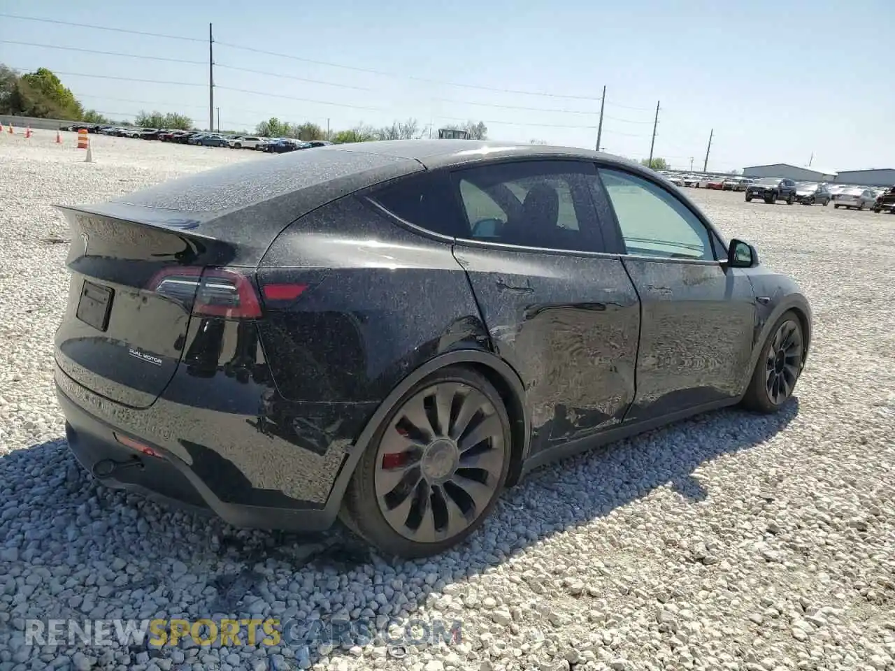 3 Photograph of a damaged car 7SAYGDEF8PF927197 TESLA MODEL Y 2023