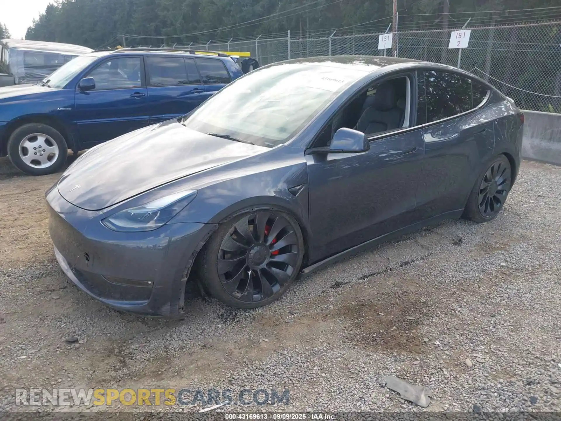 2 Photograph of a damaged car 7SAYGDEF8PF936241 TESLA MODEL Y 2023