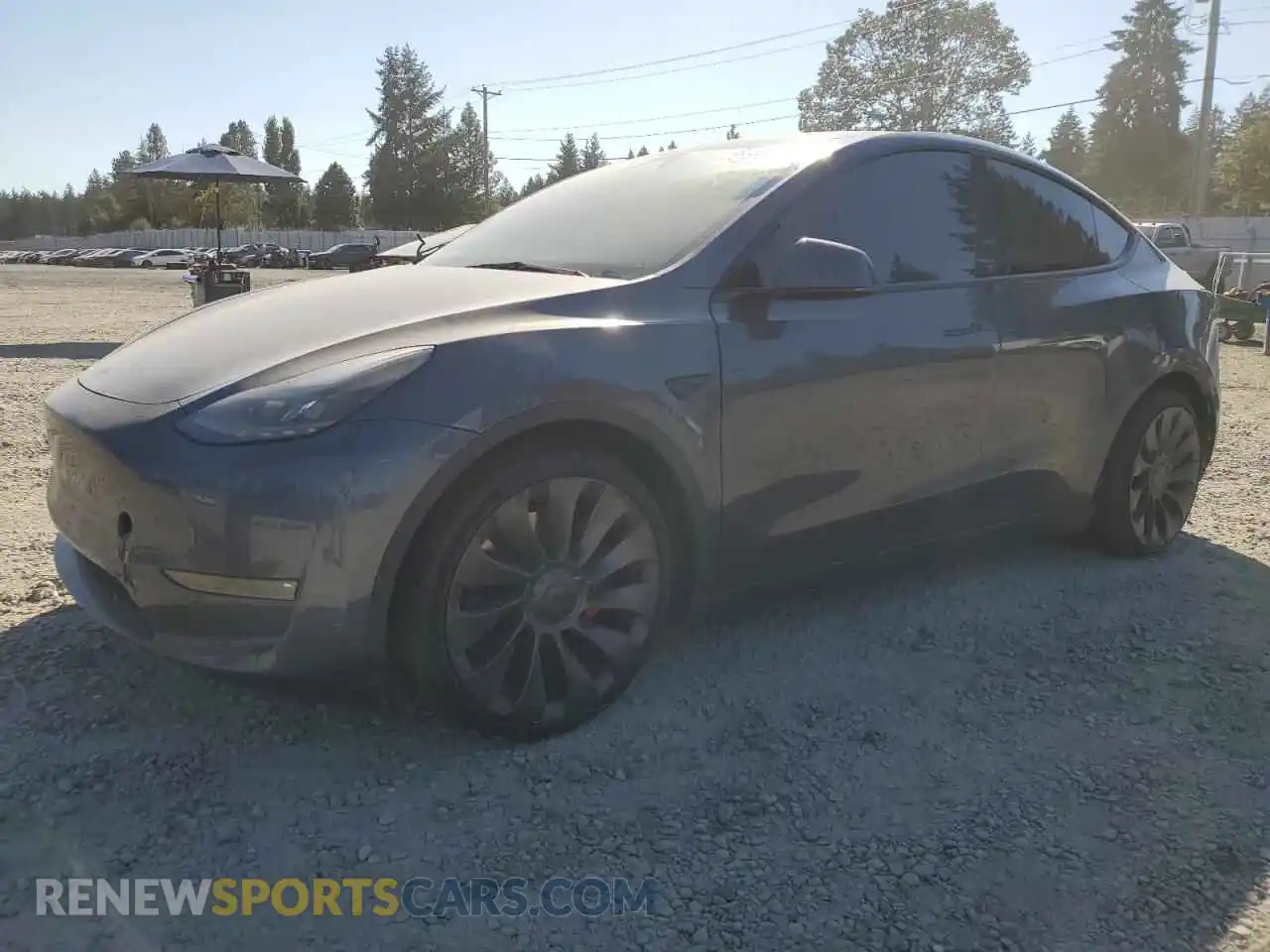 1 Photograph of a damaged car 7SAYGDEF8PF938071 TESLA MODEL Y 2023