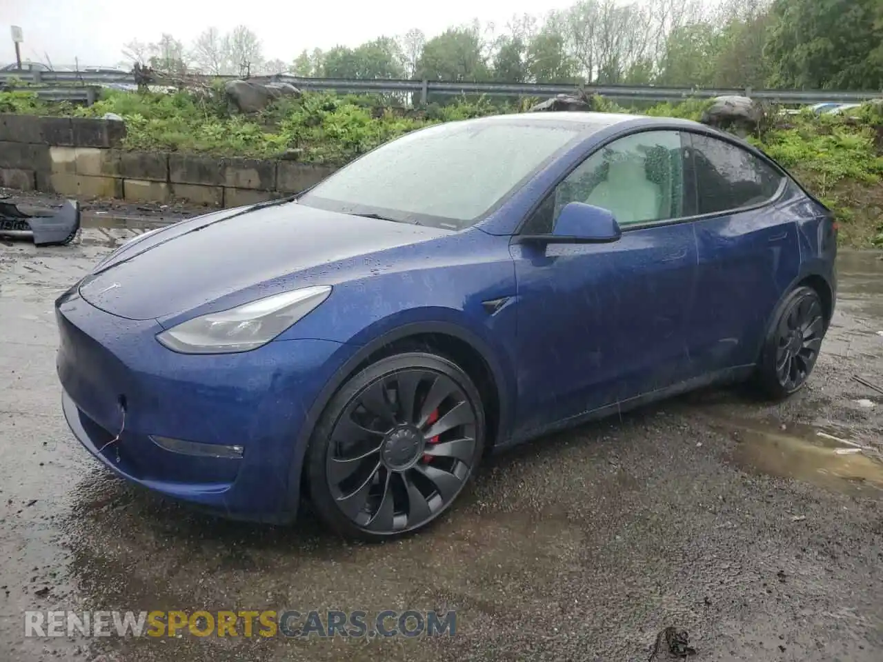 1 Photograph of a damaged car 7SAYGDEF8PF958191 TESLA MODEL Y 2023