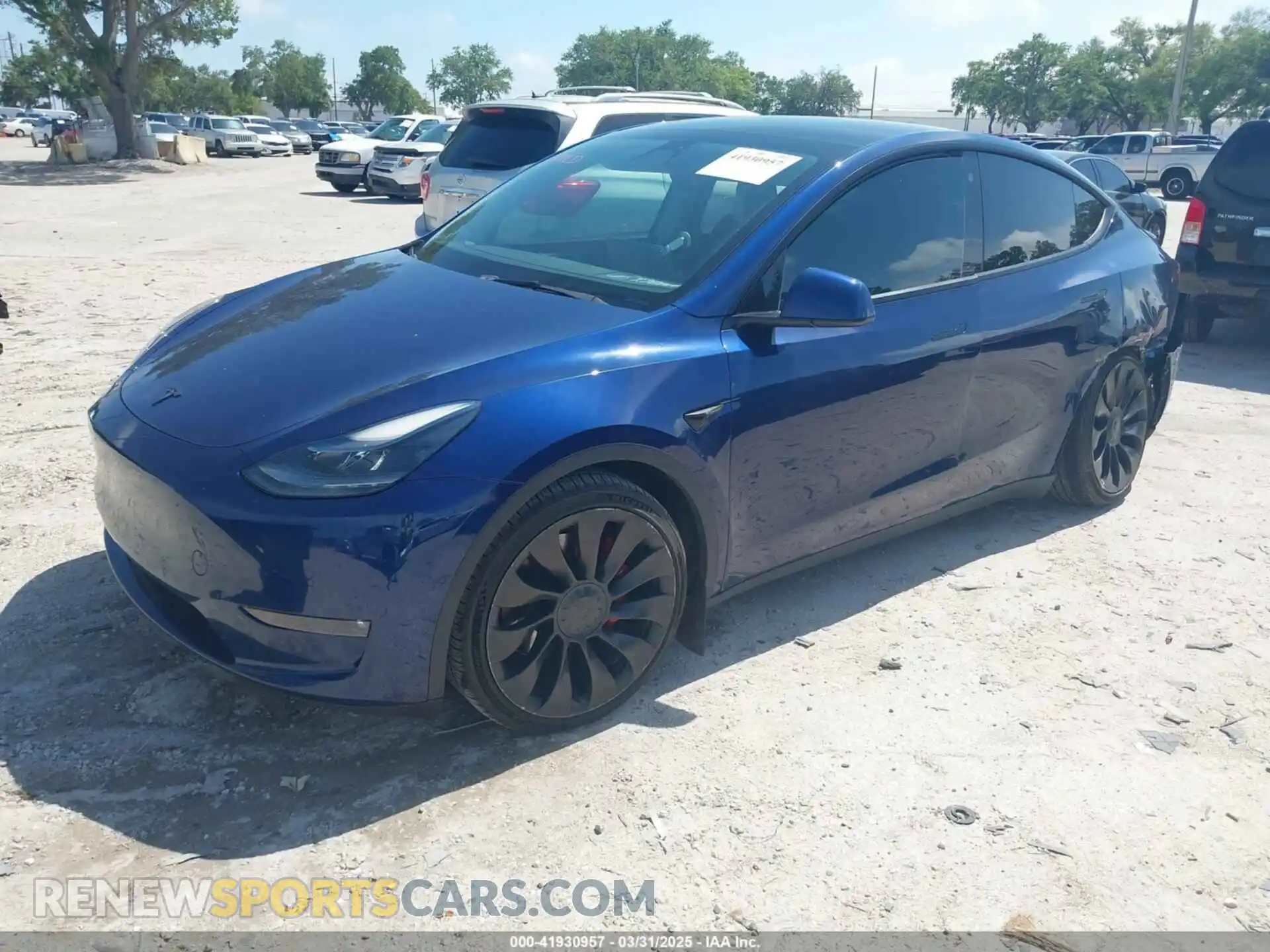 2 Photograph of a damaged car 7SAYGDEF9PF582908 TESLA MODEL Y 2023