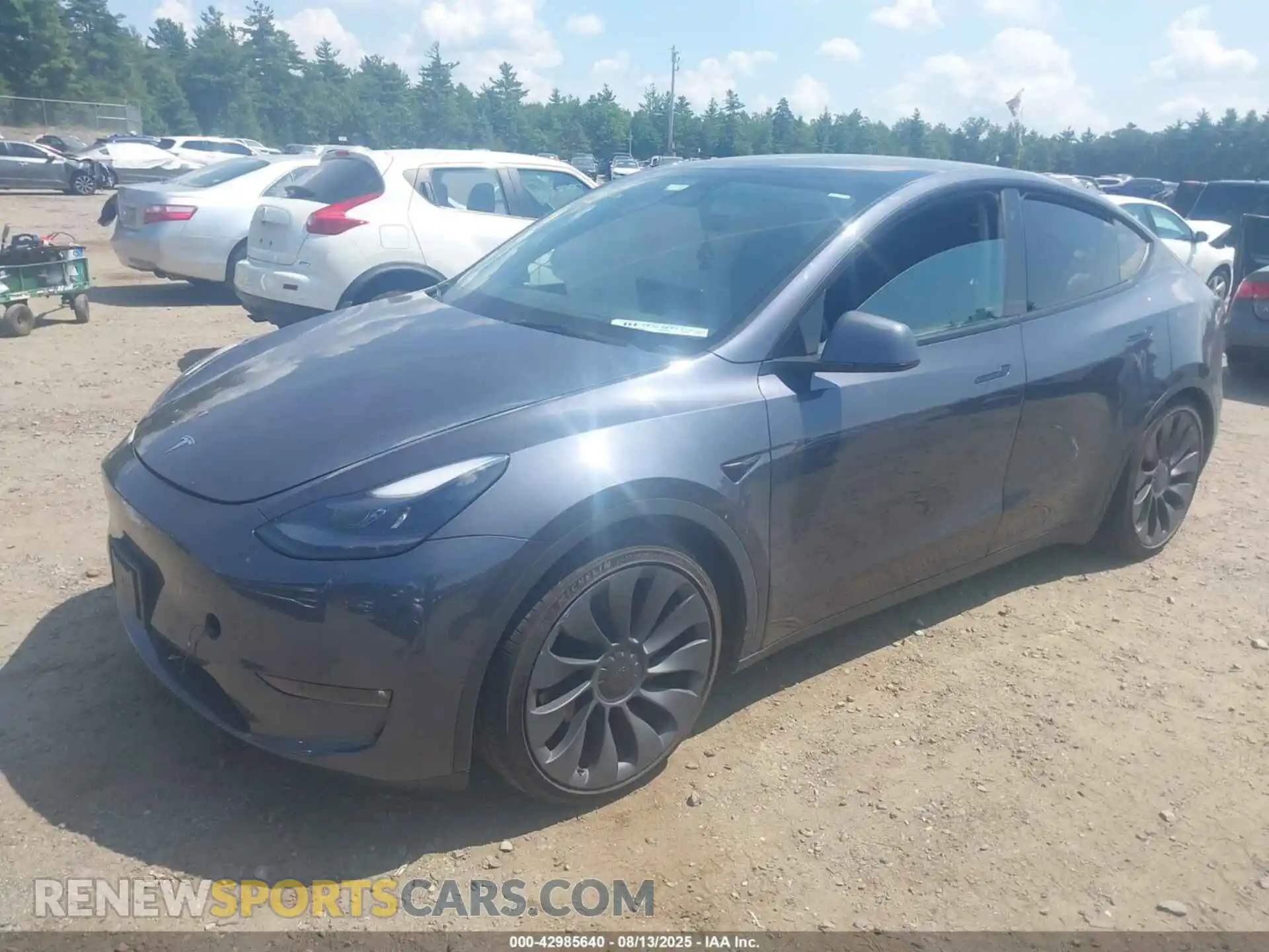 2 Photograph of a damaged car 7SAYGDEF9PF614739 TESLA MODEL Y 2023