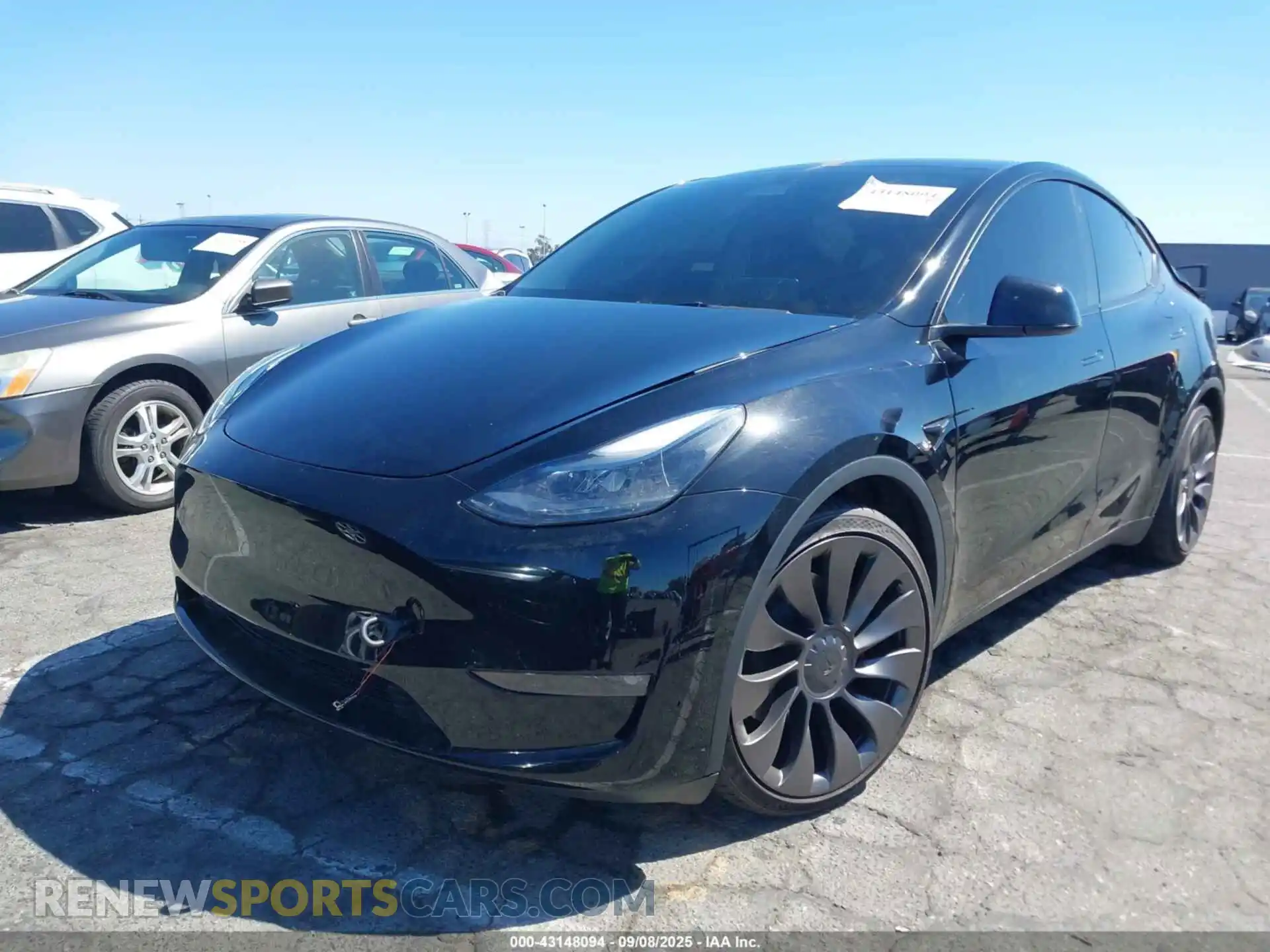 2 Photograph of a damaged car 7SAYGDEF9PF635882 TESLA MODEL Y 2023