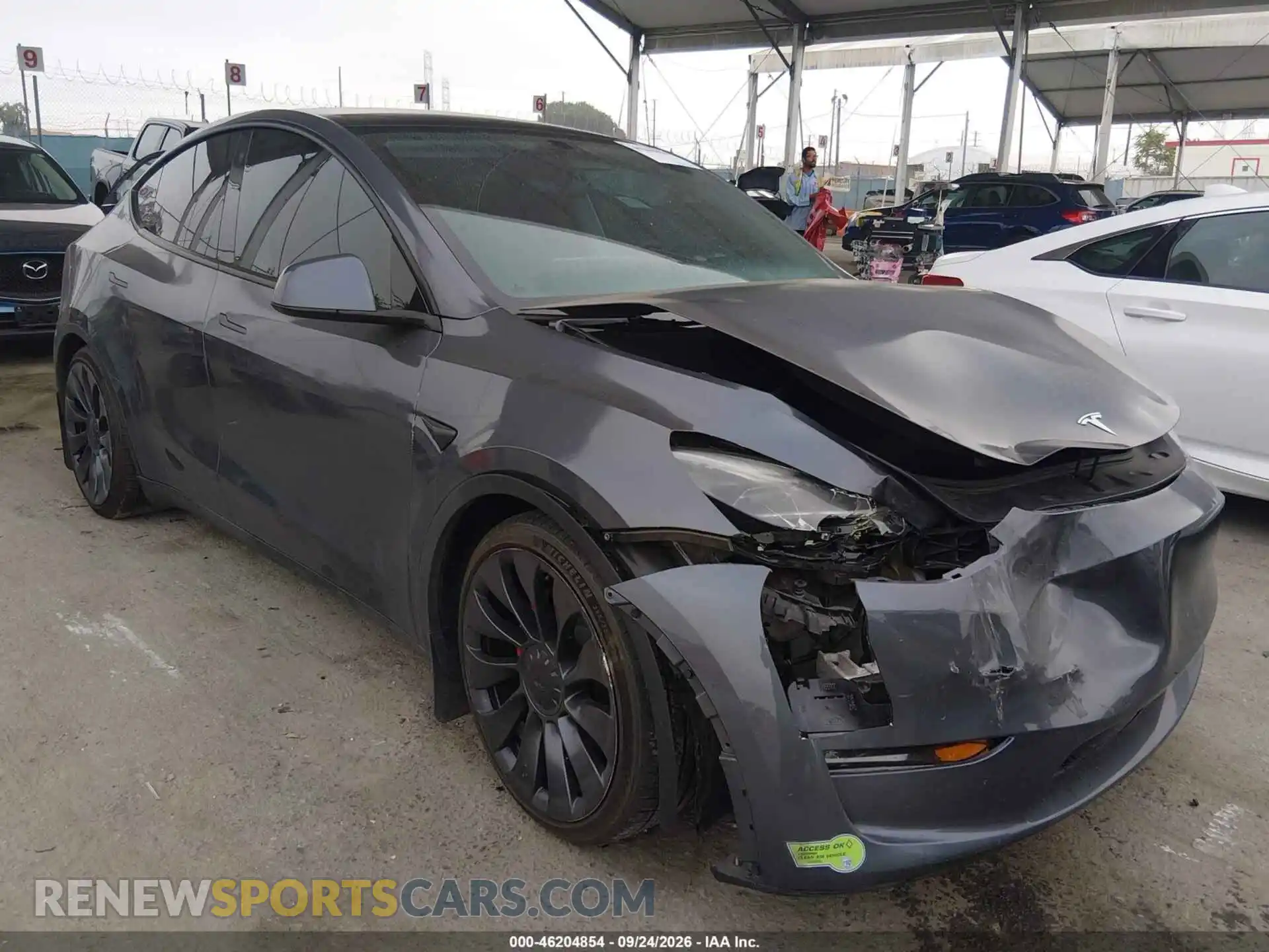 1 Photograph of a damaged car 7SAYGDEF9PF711617 TESLA MODEL Y 2023