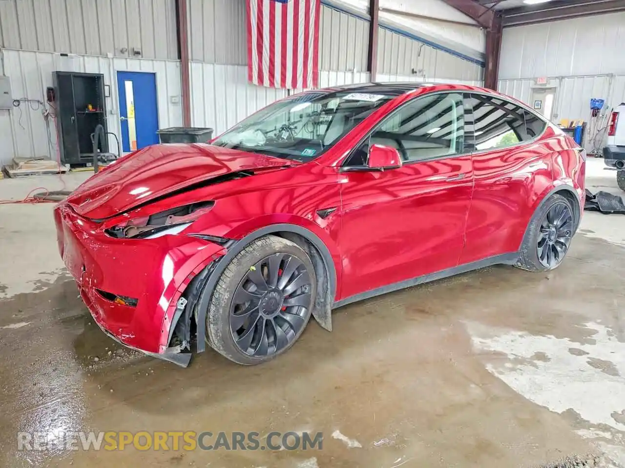 1 Photograph of a damaged car 7SAYGDEF9PF769548 TESLA MODEL Y 2023