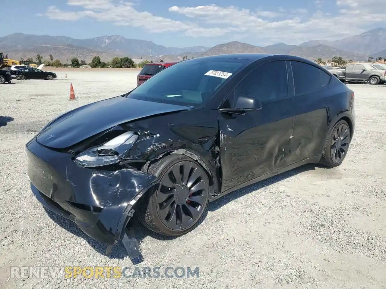 1 Photograph of a damaged car 7SAYGDEF9PF845138 TESLA MODEL Y 2023