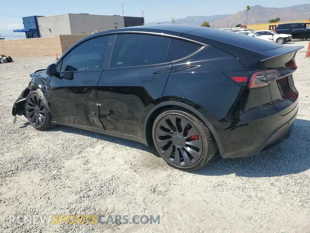 2 Photograph of a damaged car 7SAYGDEF9PF845138 TESLA MODEL Y 2023
