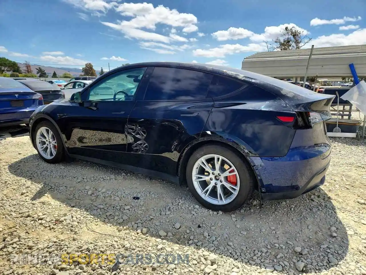 2 Photograph of a damaged car 7SAYGDEF9PF902583 TESLA MODEL Y 2023