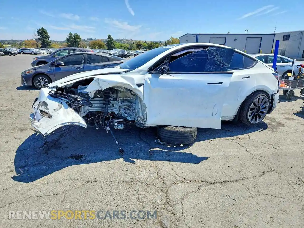 1 Photograph of a damaged car 7SAYGDEF9PF922011 TESLA MODEL Y 2023