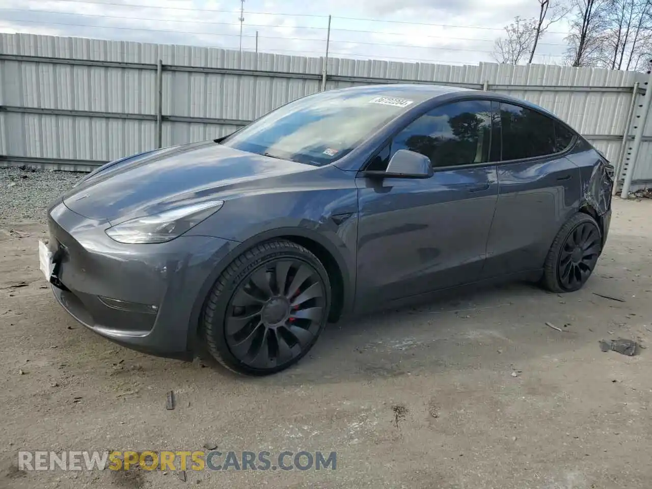 1 Photograph of a damaged car 7SAYGDEF9PF935356 TESLA MODEL Y 2023