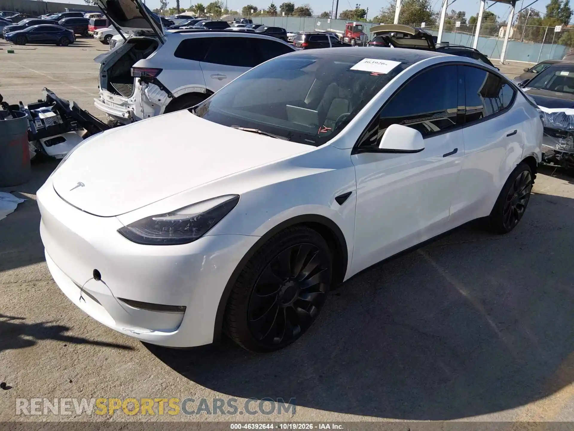 2 Photograph of a damaged car 7SAYGDEF9PF938760 TESLA MODEL Y 2023