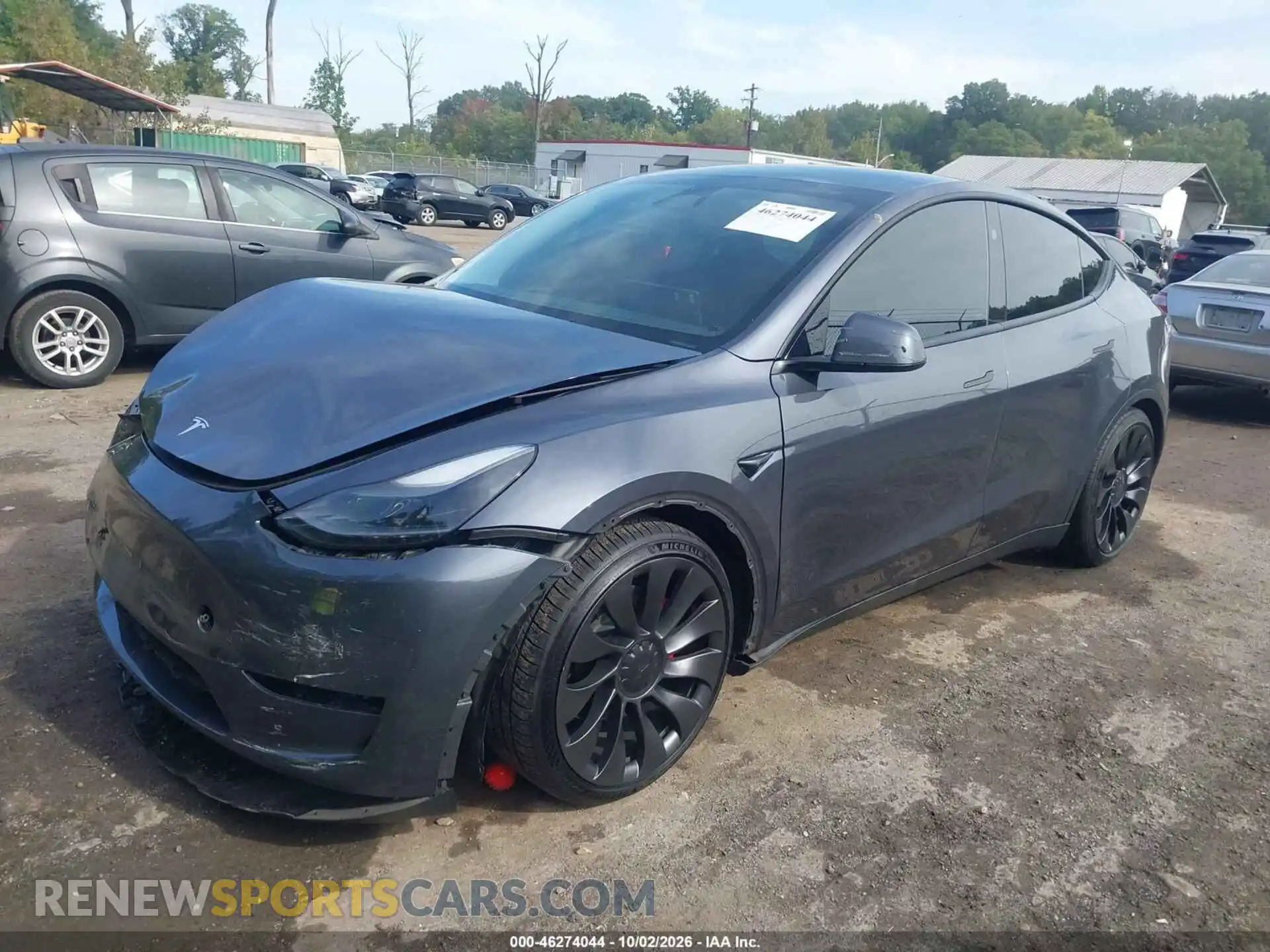 2 Photograph of a damaged car 7SAYGDEF9PF964954 TESLA MODEL Y 2023