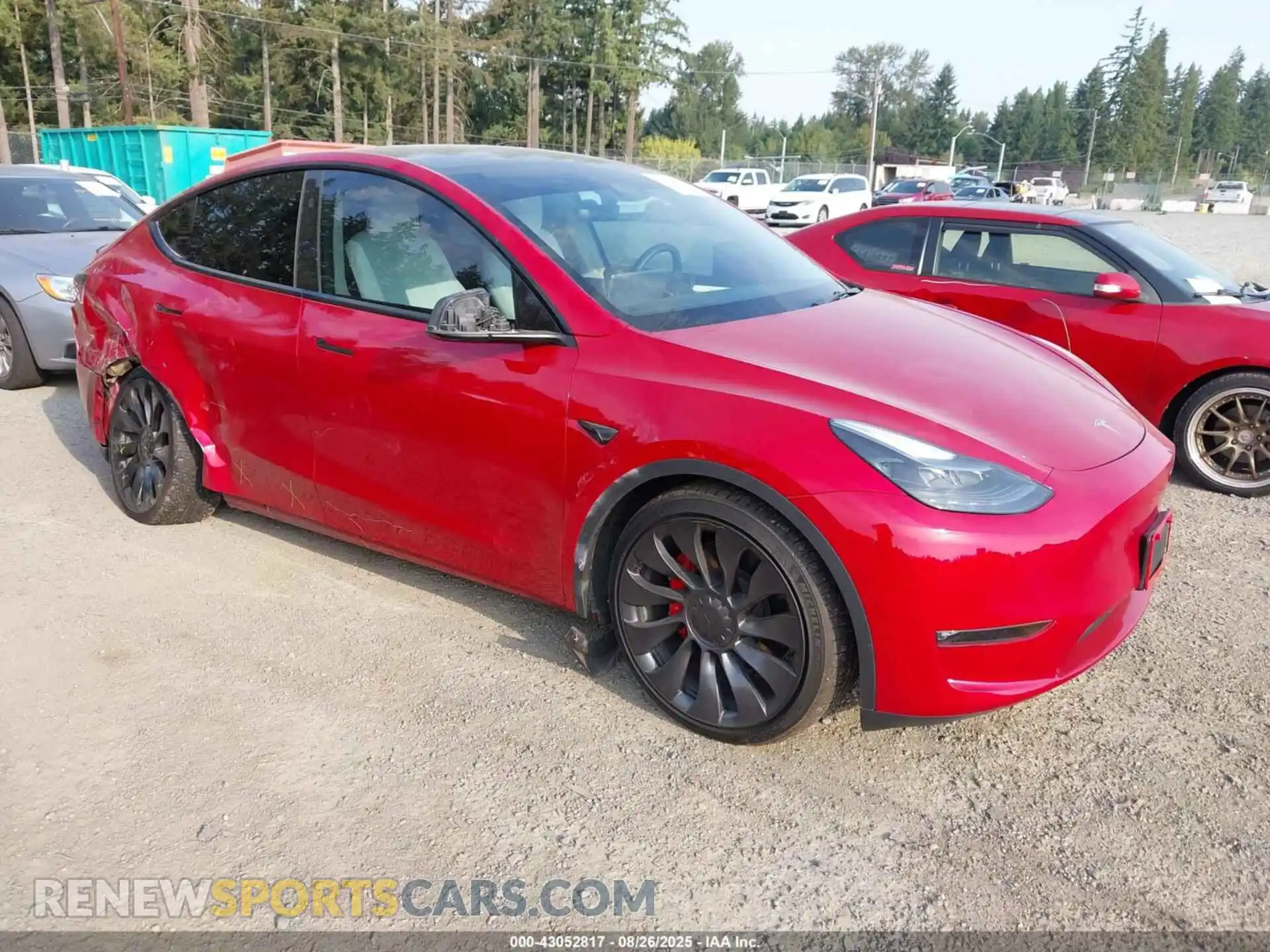 1 Photograph of a damaged car 7SAYGDEF9PF968423 TESLA MODEL Y 2023