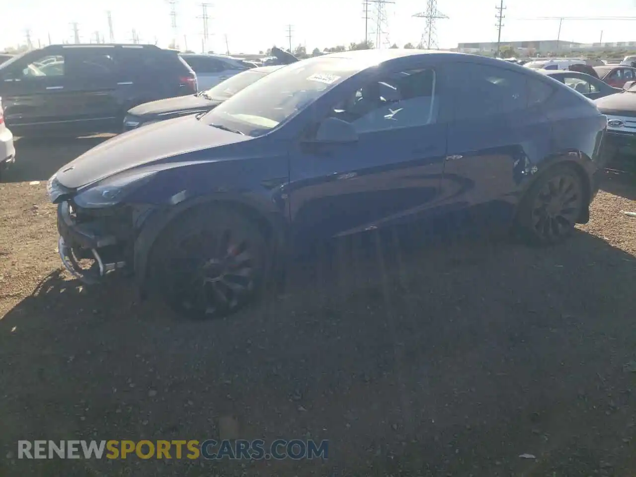 1 Photograph of a damaged car 7SAYGDEF9PF976926 TESLA MODEL Y 2023