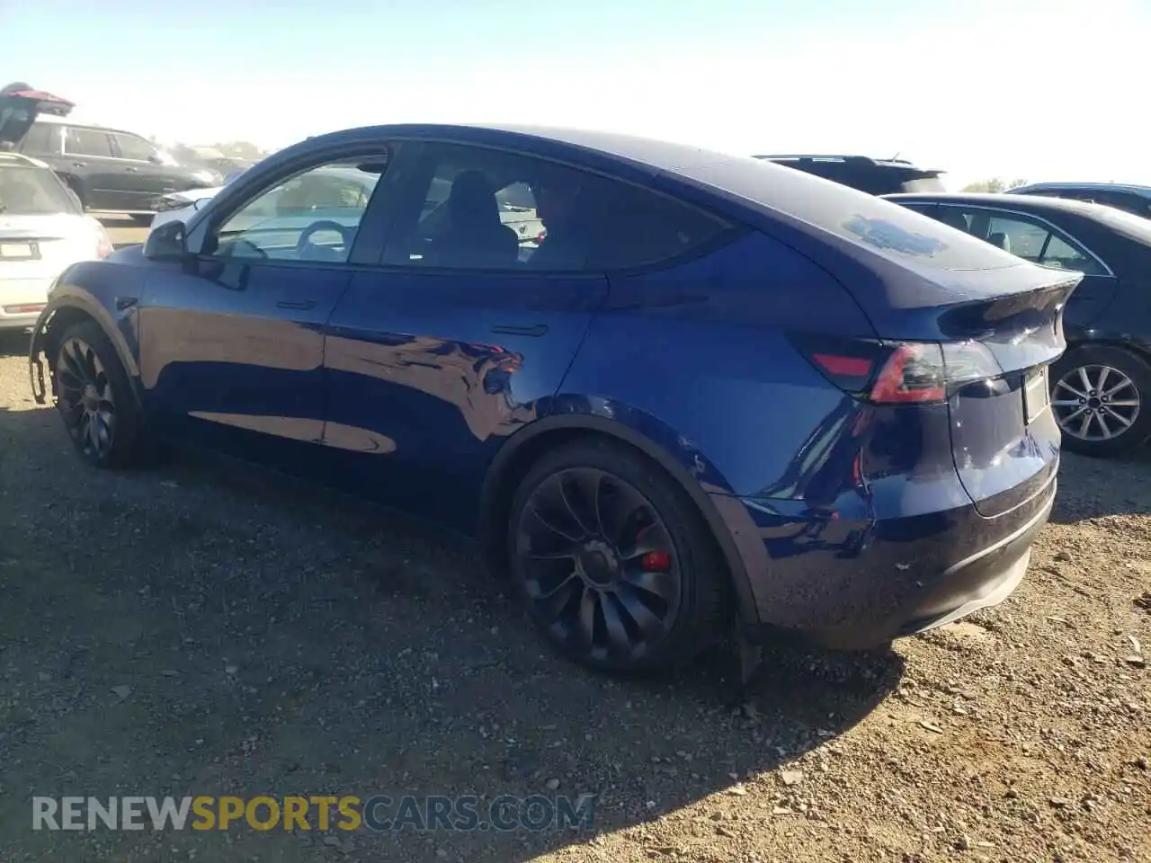 2 Photograph of a damaged car 7SAYGDEF9PF976926 TESLA MODEL Y 2023