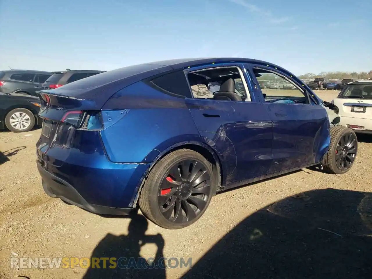 3 Photograph of a damaged car 7SAYGDEF9PF976926 TESLA MODEL Y 2023