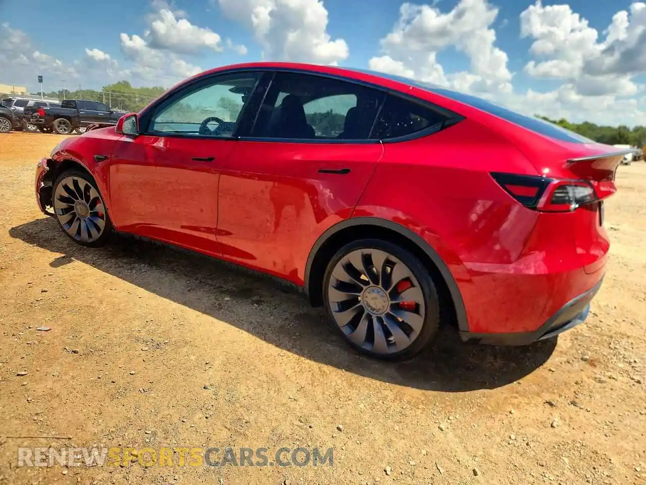 2 Photograph of a damaged car 7SAYGDEF9PF978465 TESLA MODEL Y 2023